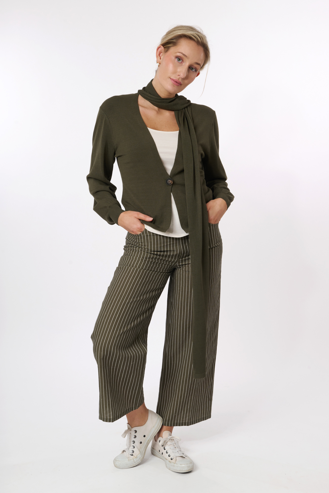 Jannika trouser  evergreen