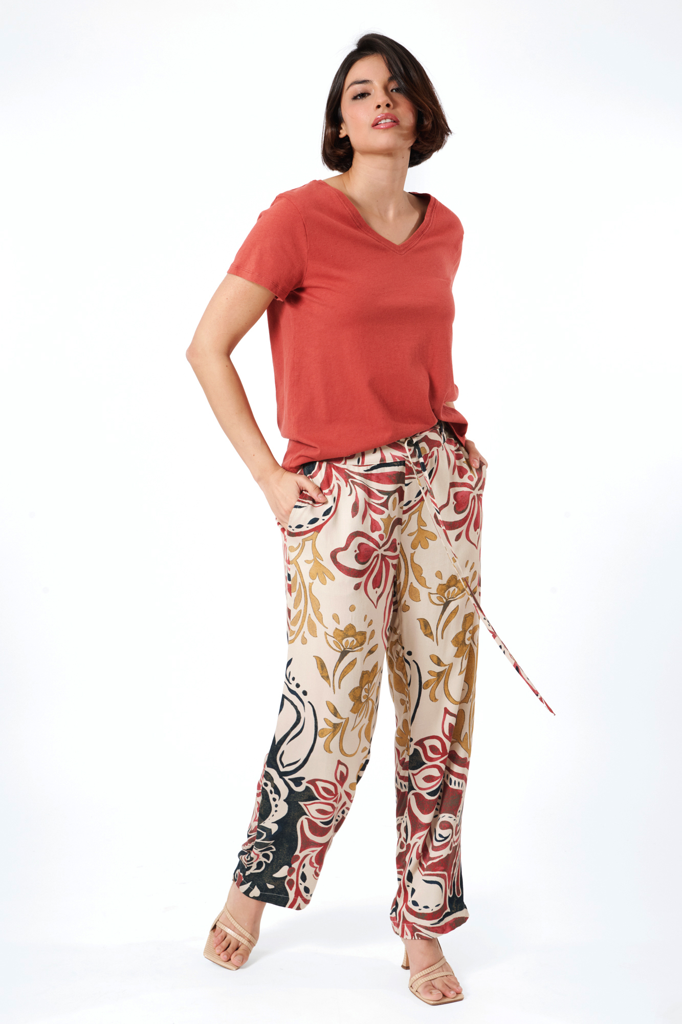 Lisen t-shirt  terracotta - 2