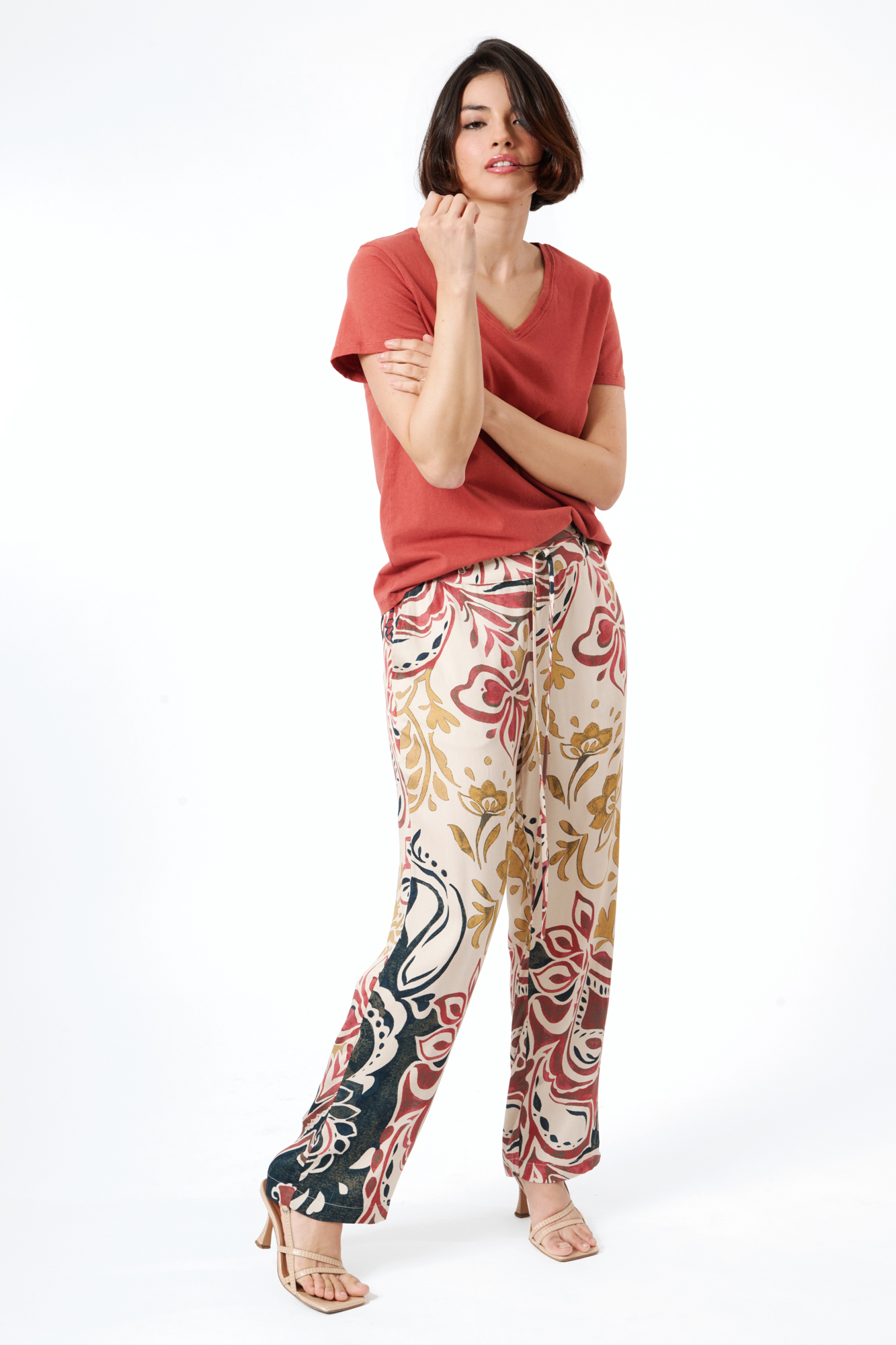 Lisen t-shirt  terracotta - 3