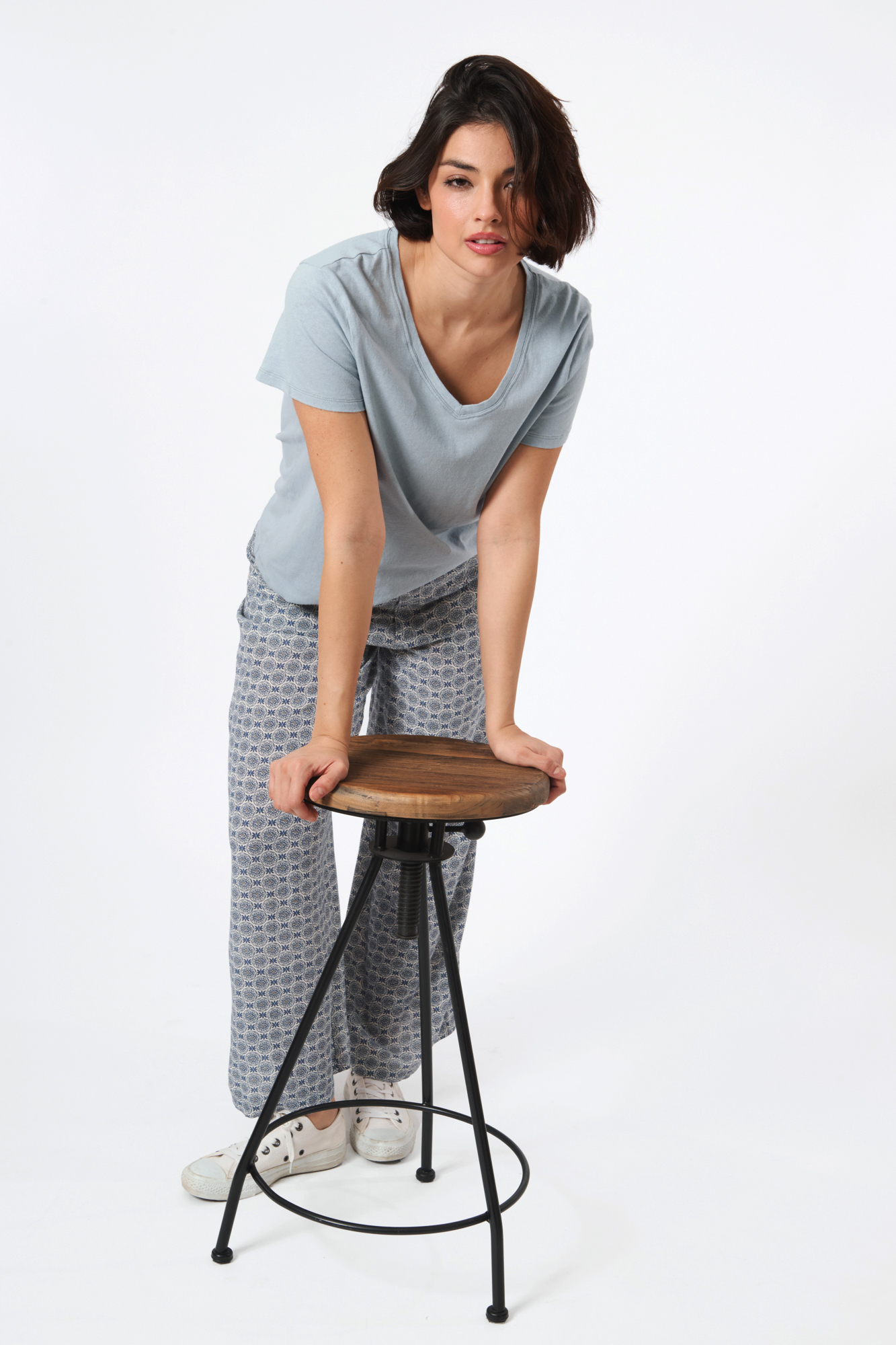 Lisen top  aqua - 3