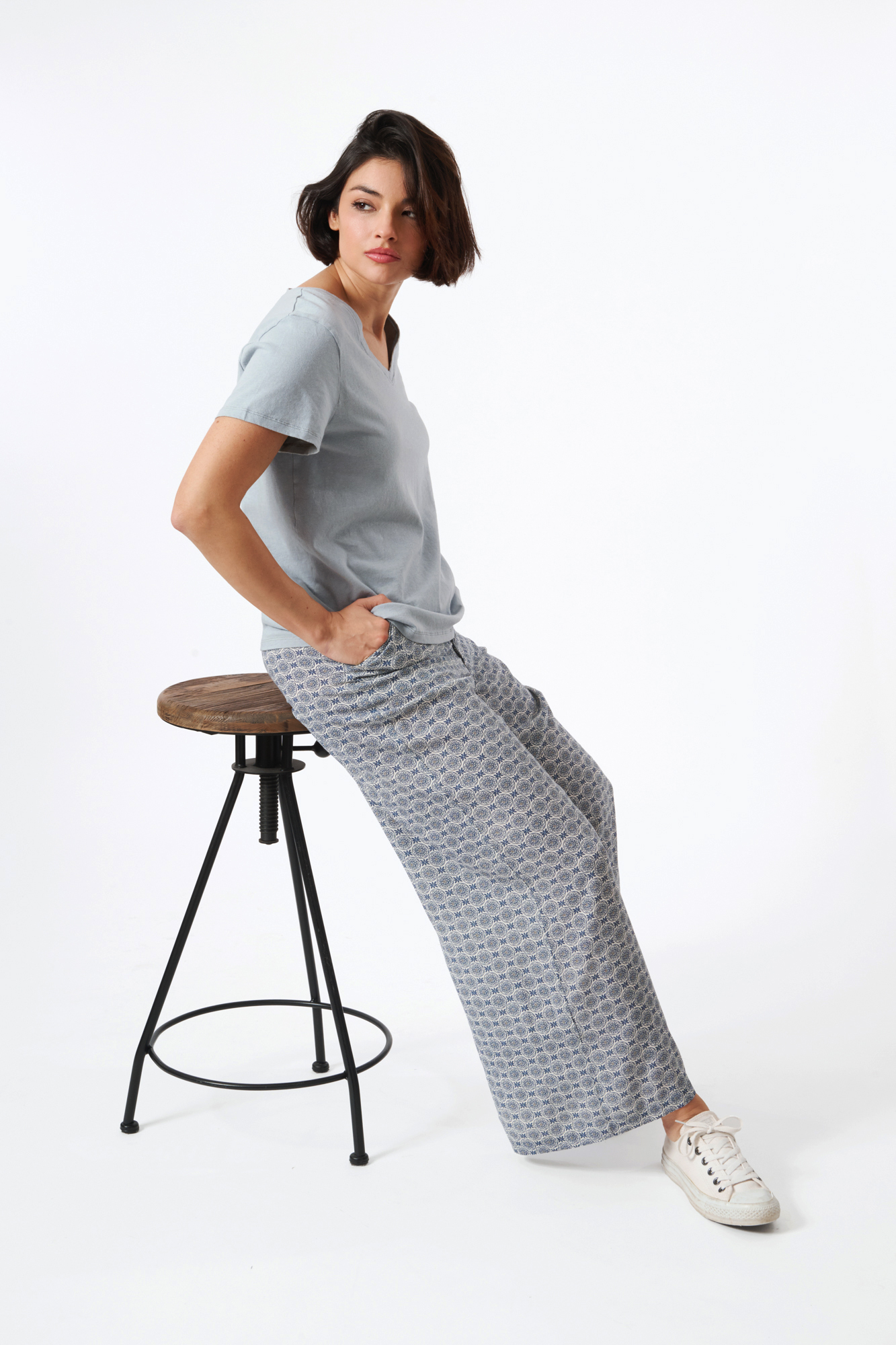 Lisen top  aqua - 4