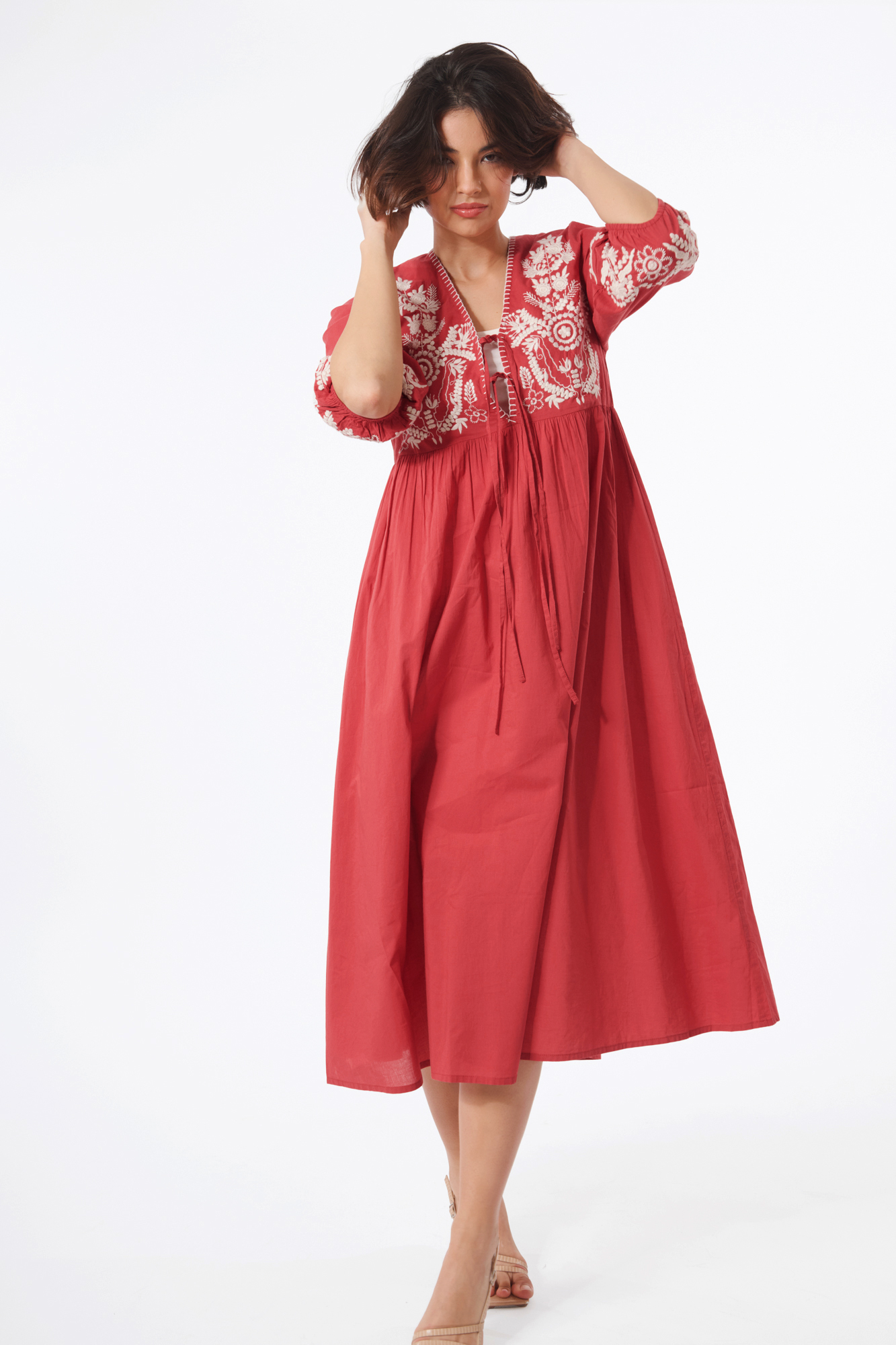 Josefine dress  cherry - 3