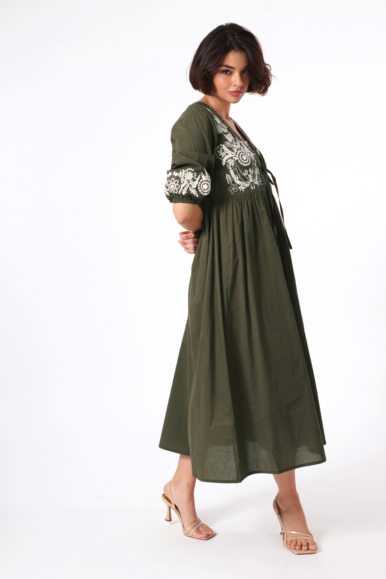 Josefine dress  evergreen - 5