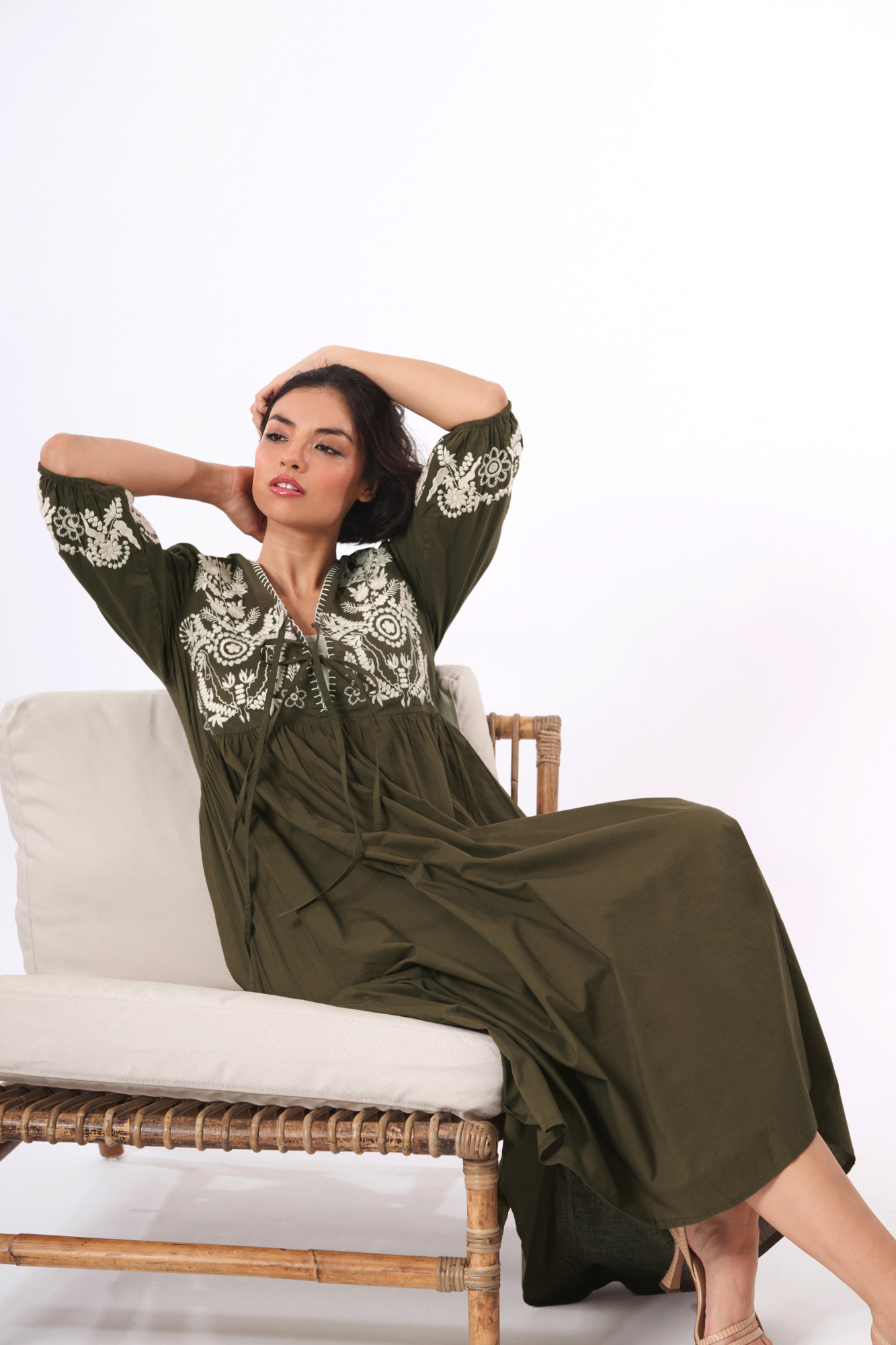 Josefine dress  evergreen - 6