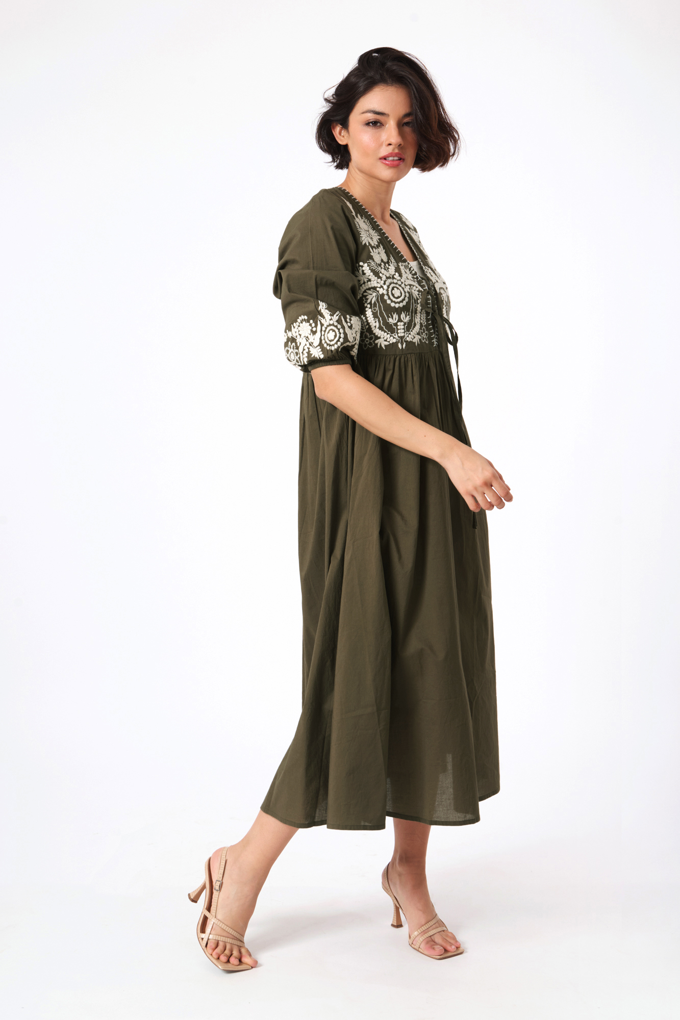 Josefine dress  evergreen - 3