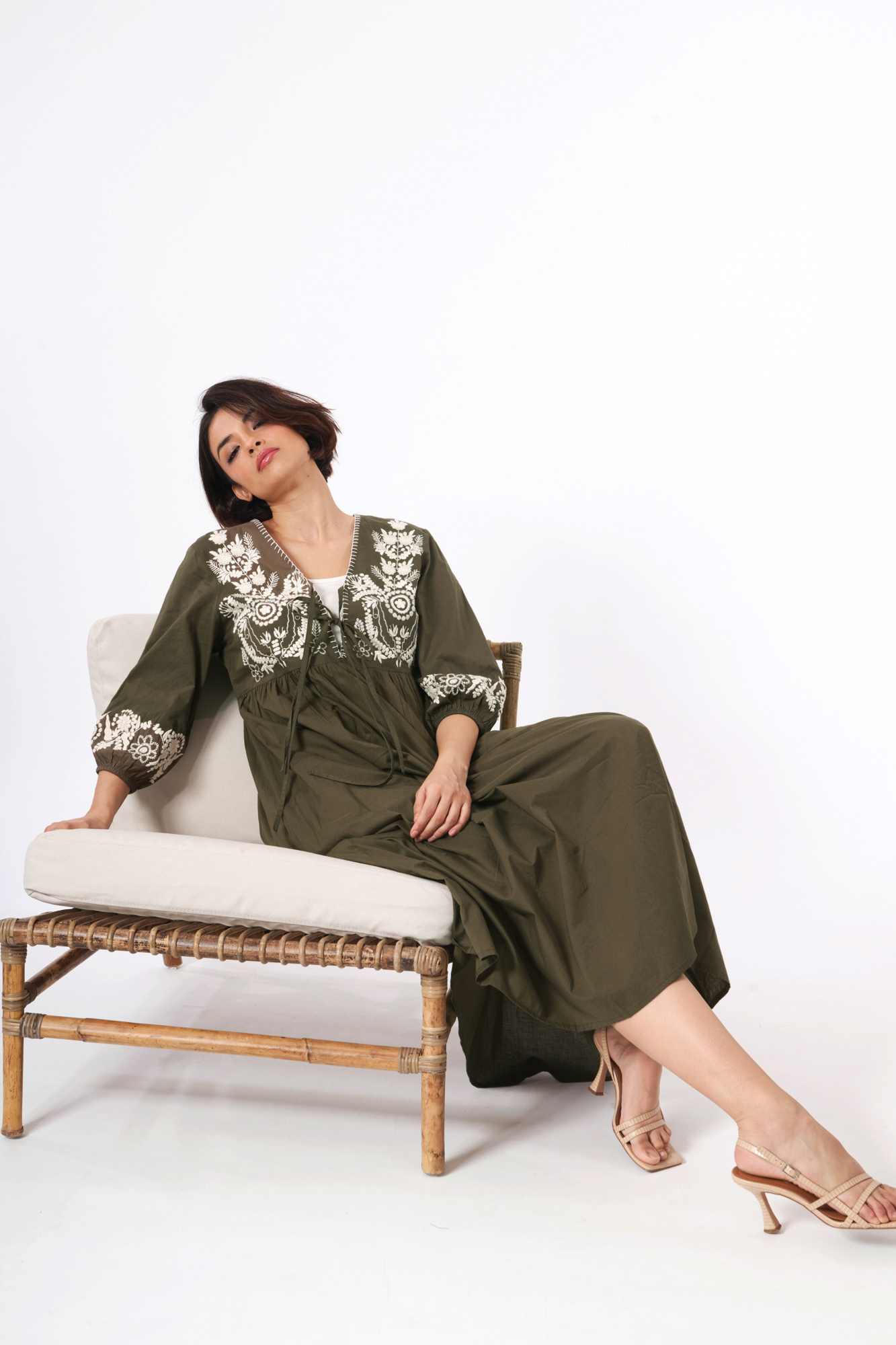 Josefine dress  evergreen - 2
