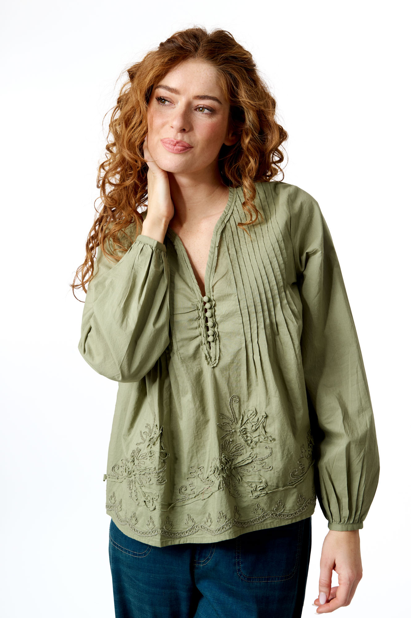 Janicke blus  lemongrass - 3