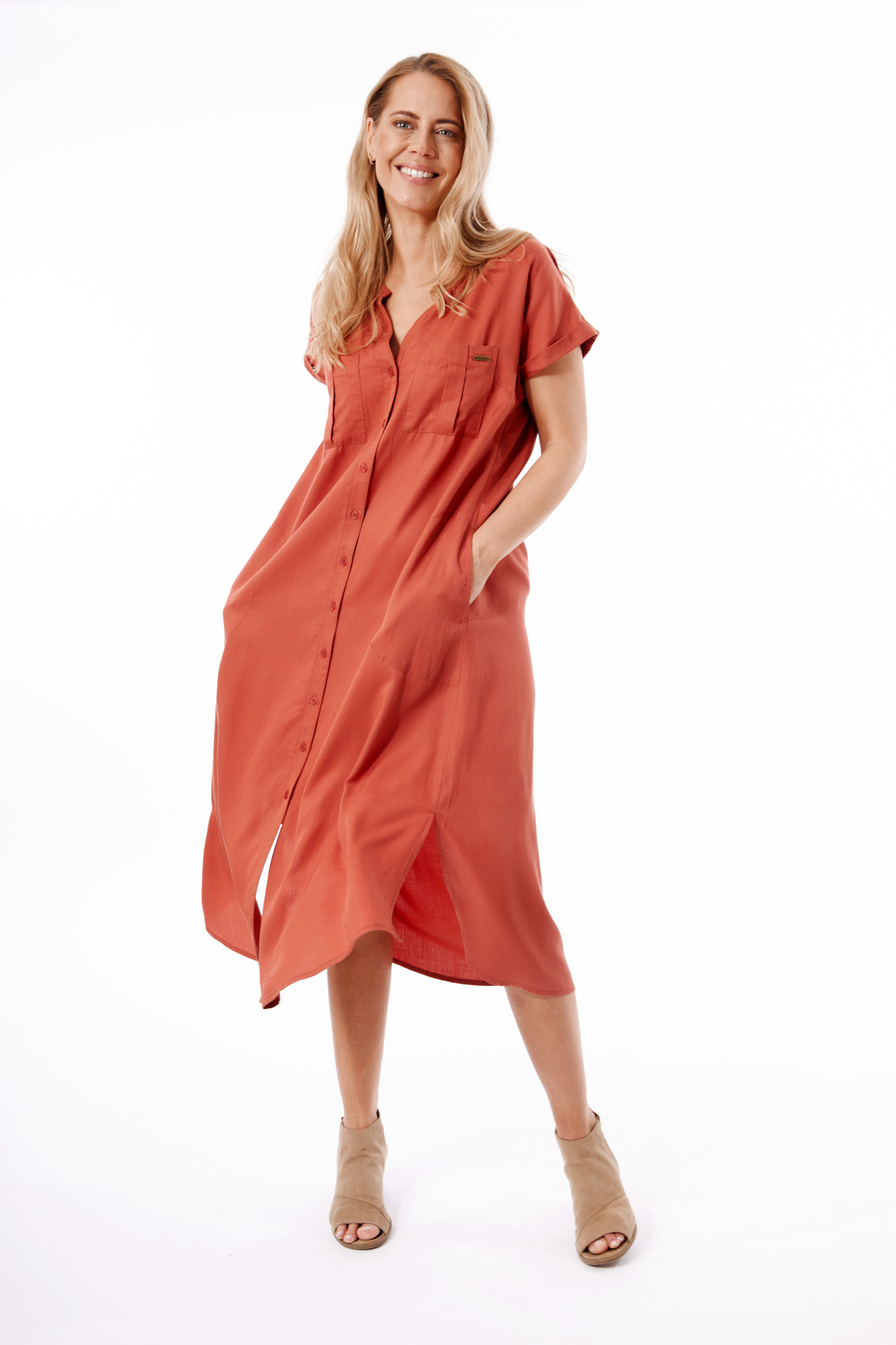 Juniper dress  terracotta