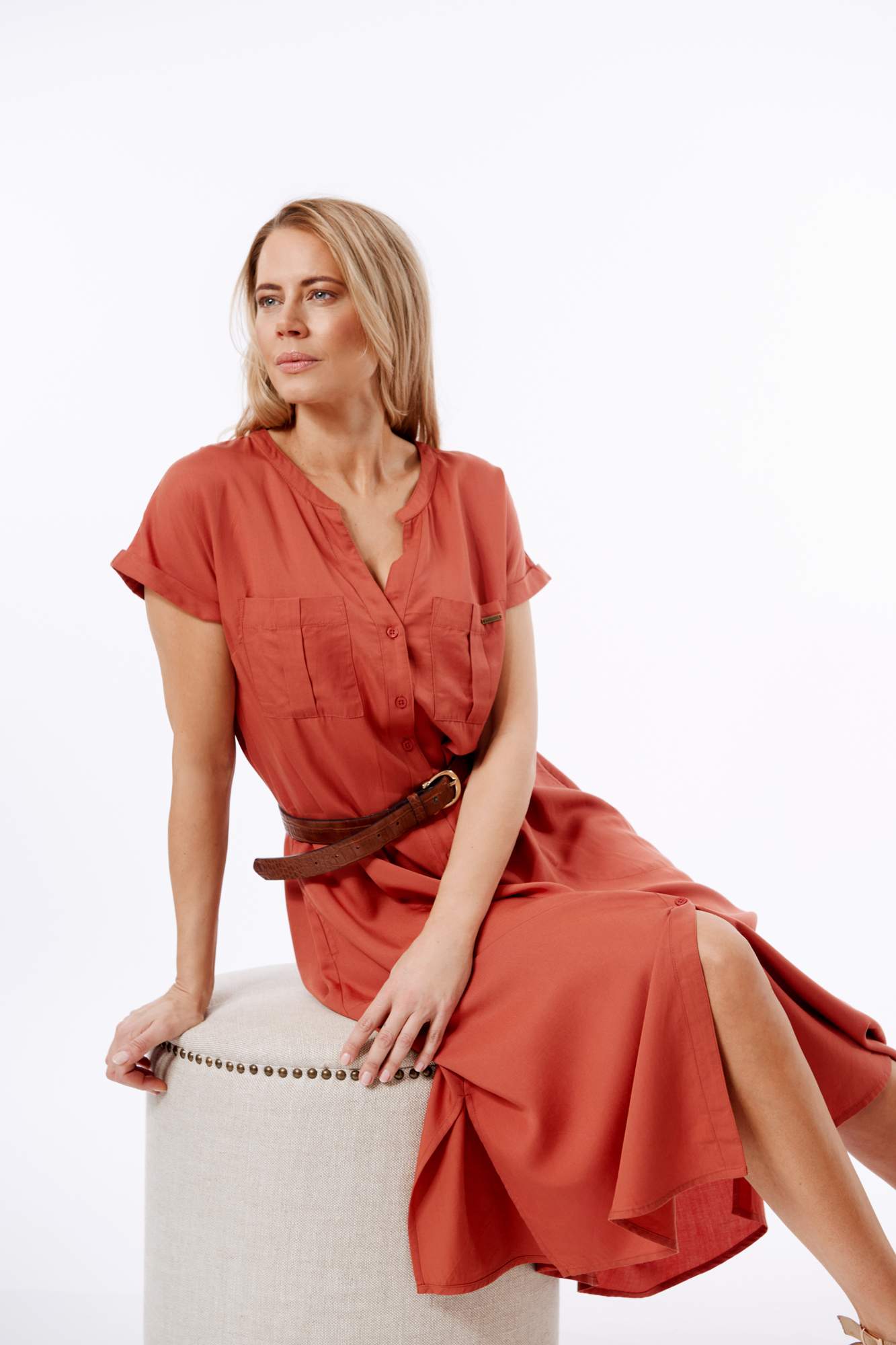 Juniper dress  terracotta - 5