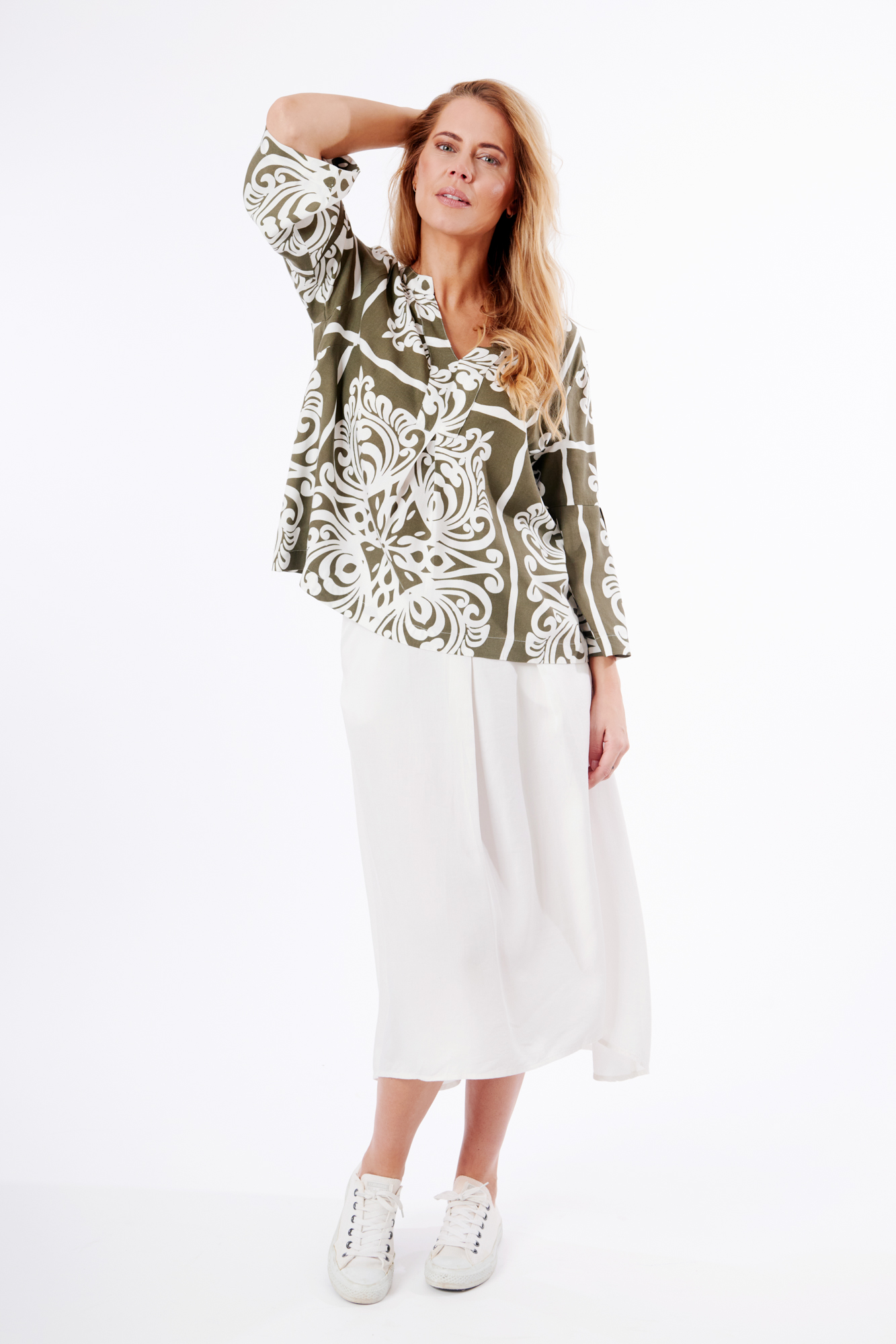 Jeanette skirt  oyster - 9