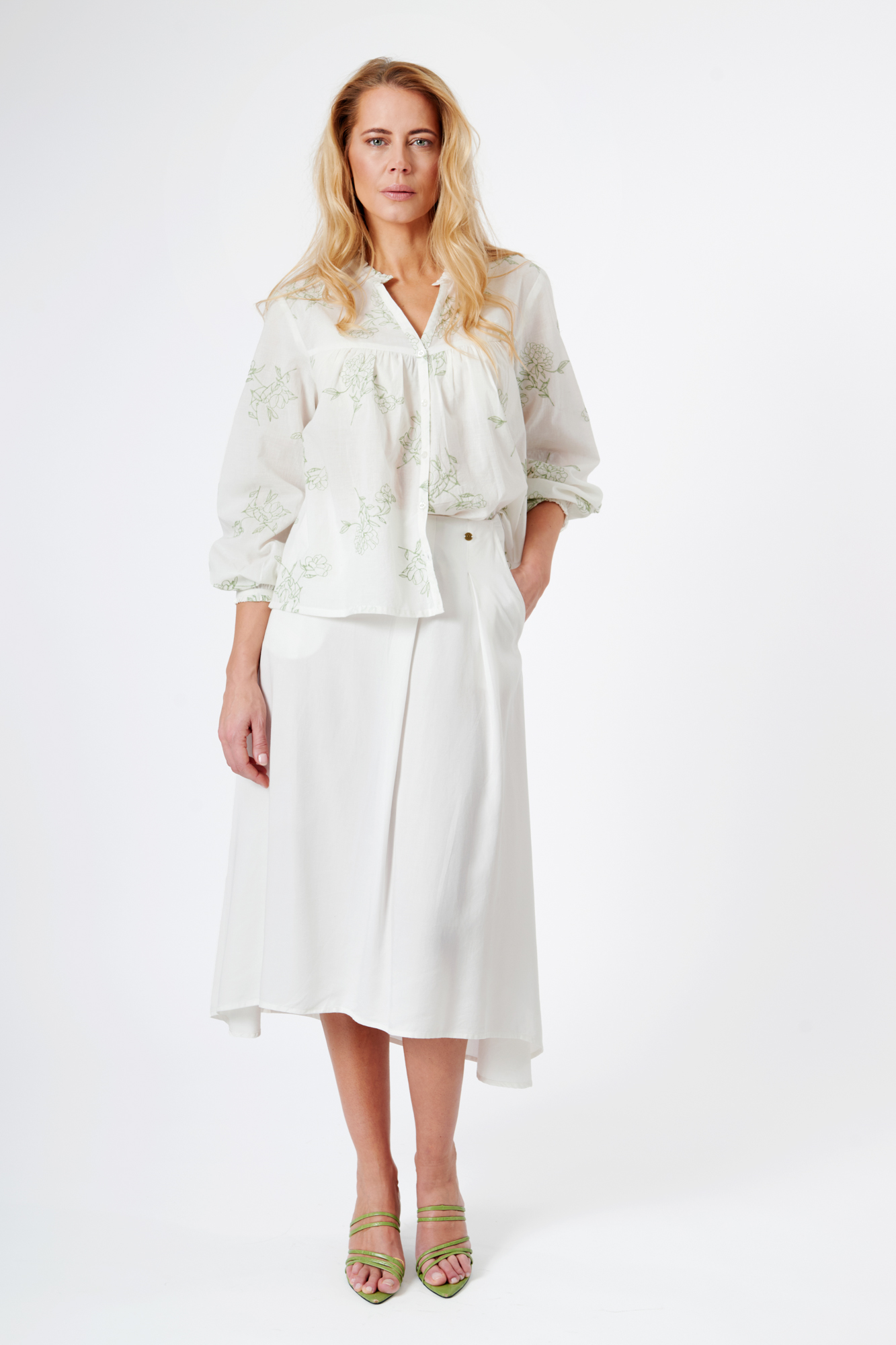 Jeanette skirt  oyster - 4