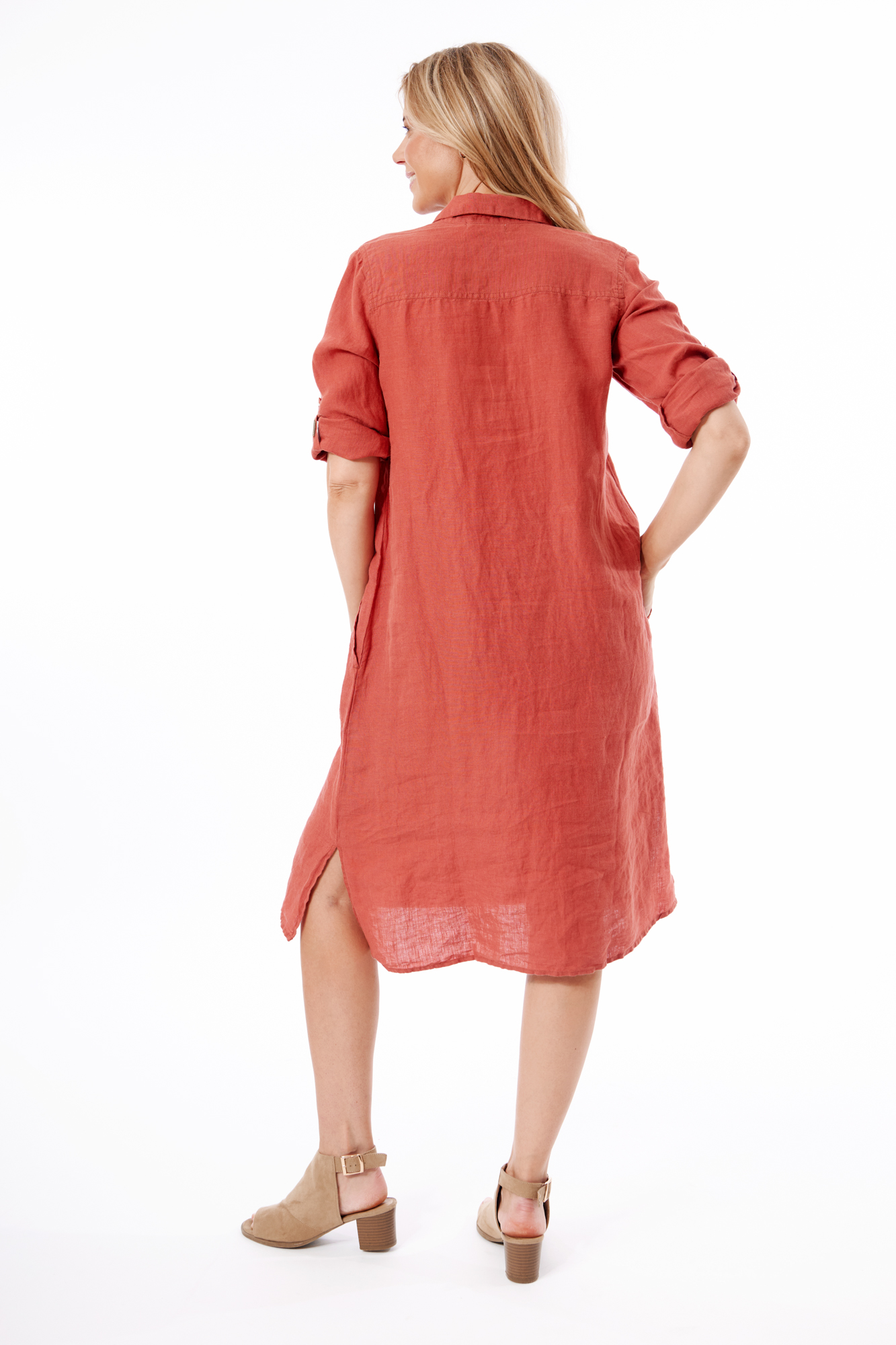 Joy dress  terracotta - 4