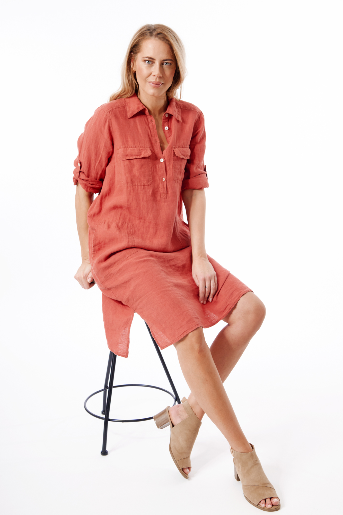 Joy dress  terracotta - 6