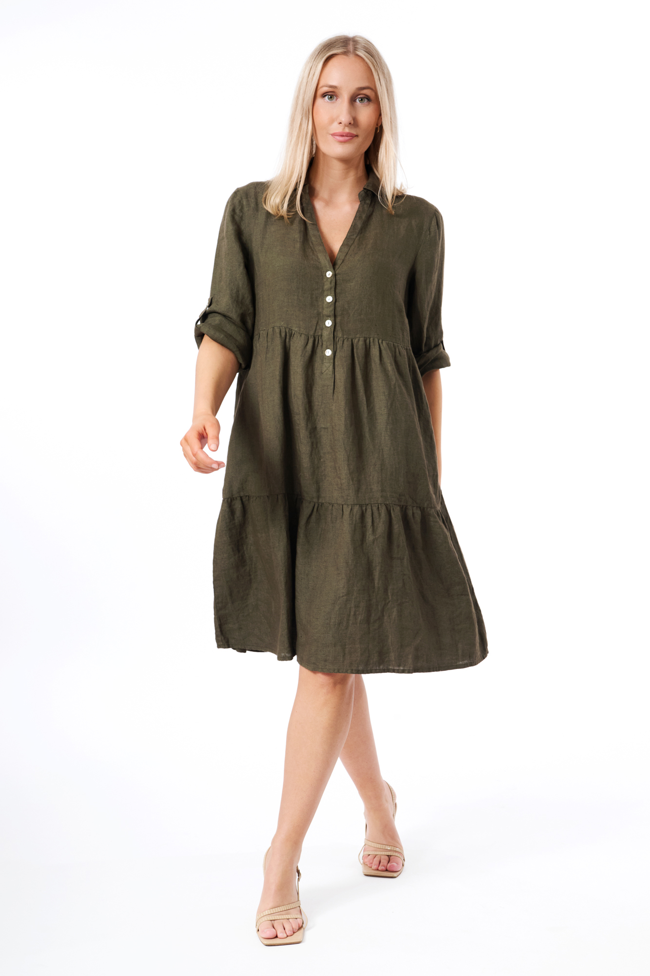 Jessica dress  evergreen - 2