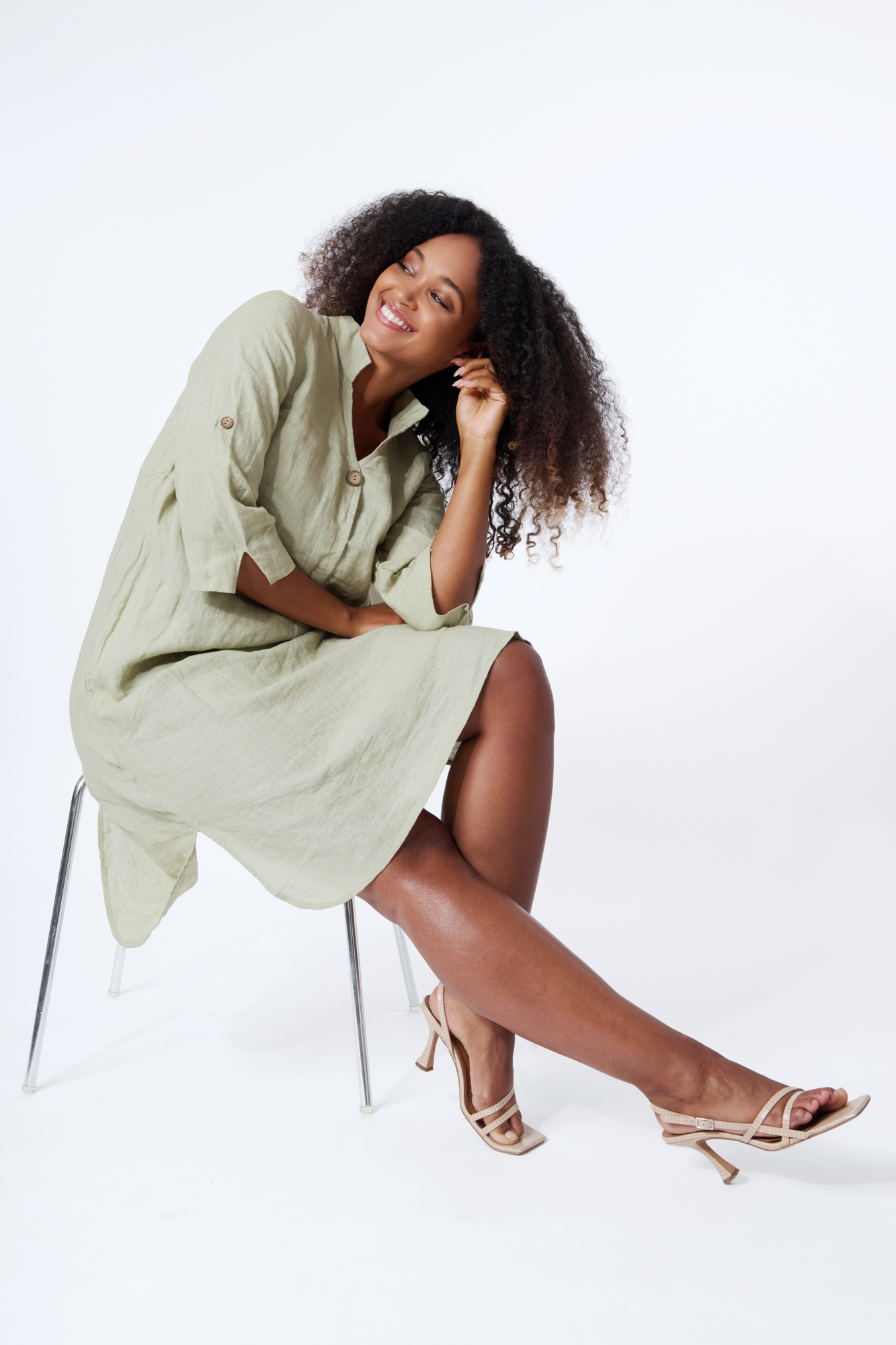 Julia dress  matcha