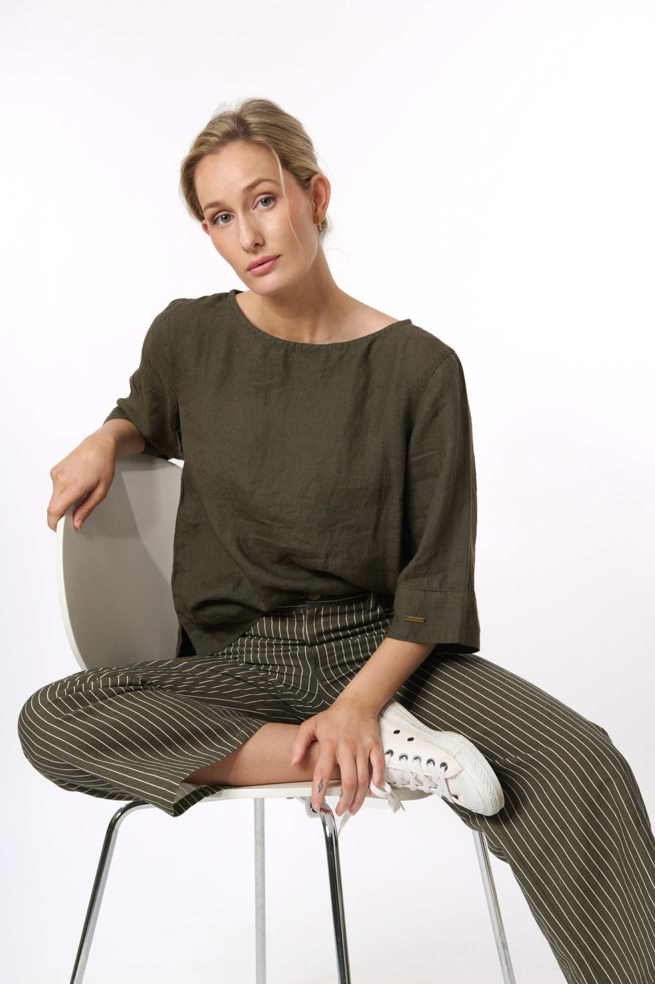 Jocelyn top  evergreen