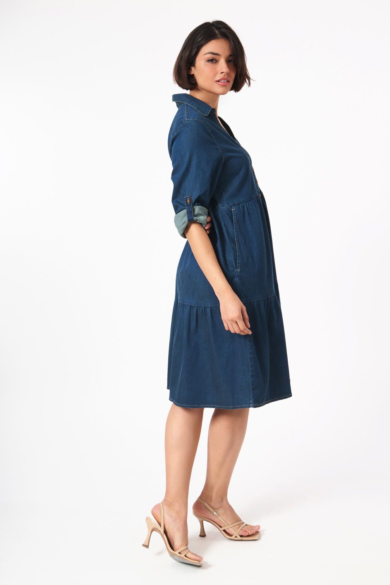 Jelena dress  lt. denim