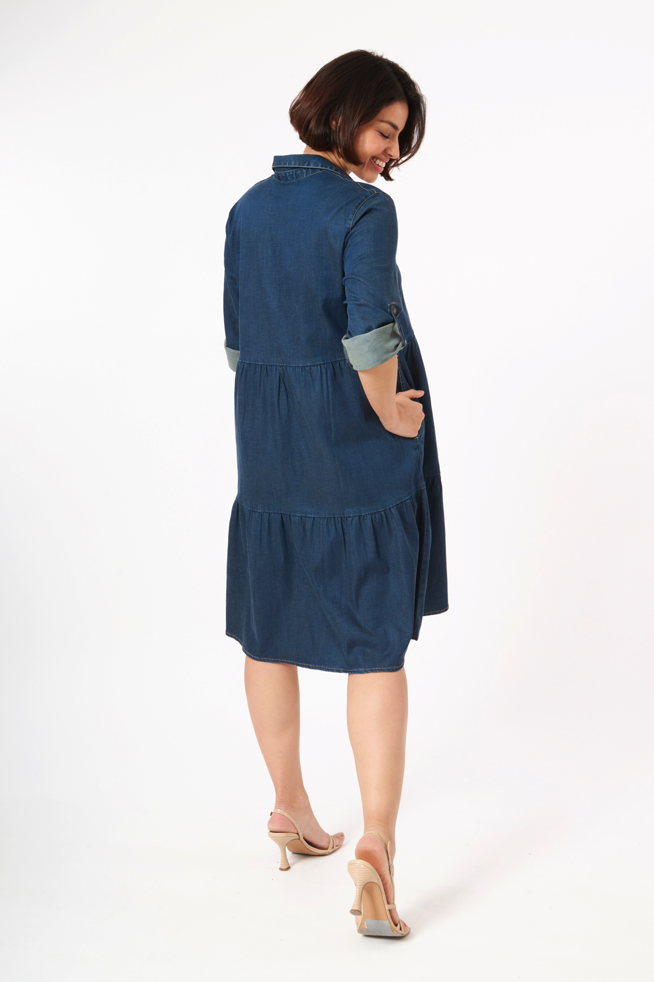 Jelena dress  lt. denim - 6