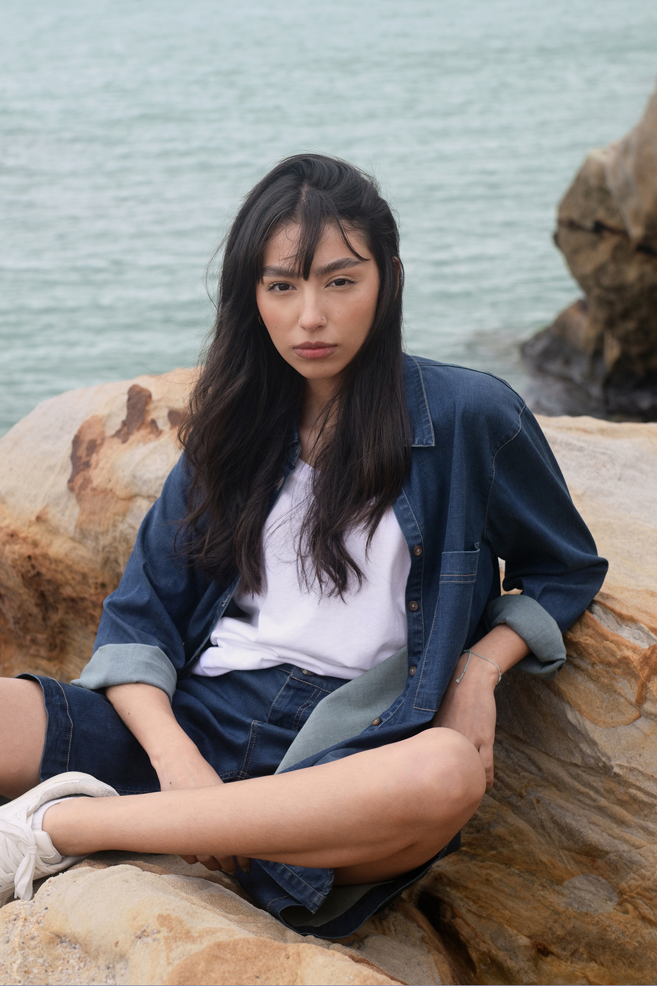 Jofina skjorta  lt. denim - 11