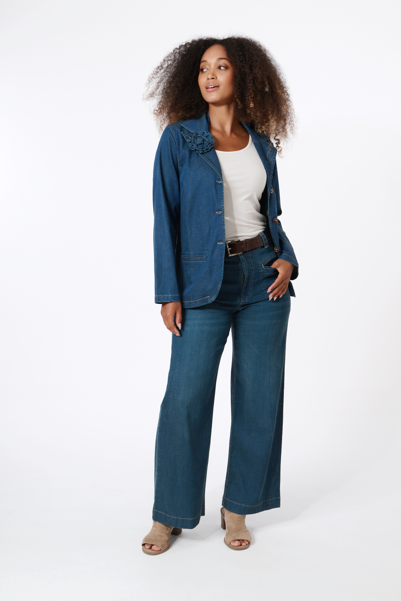 Jorelle jeans  lt. denim - 7