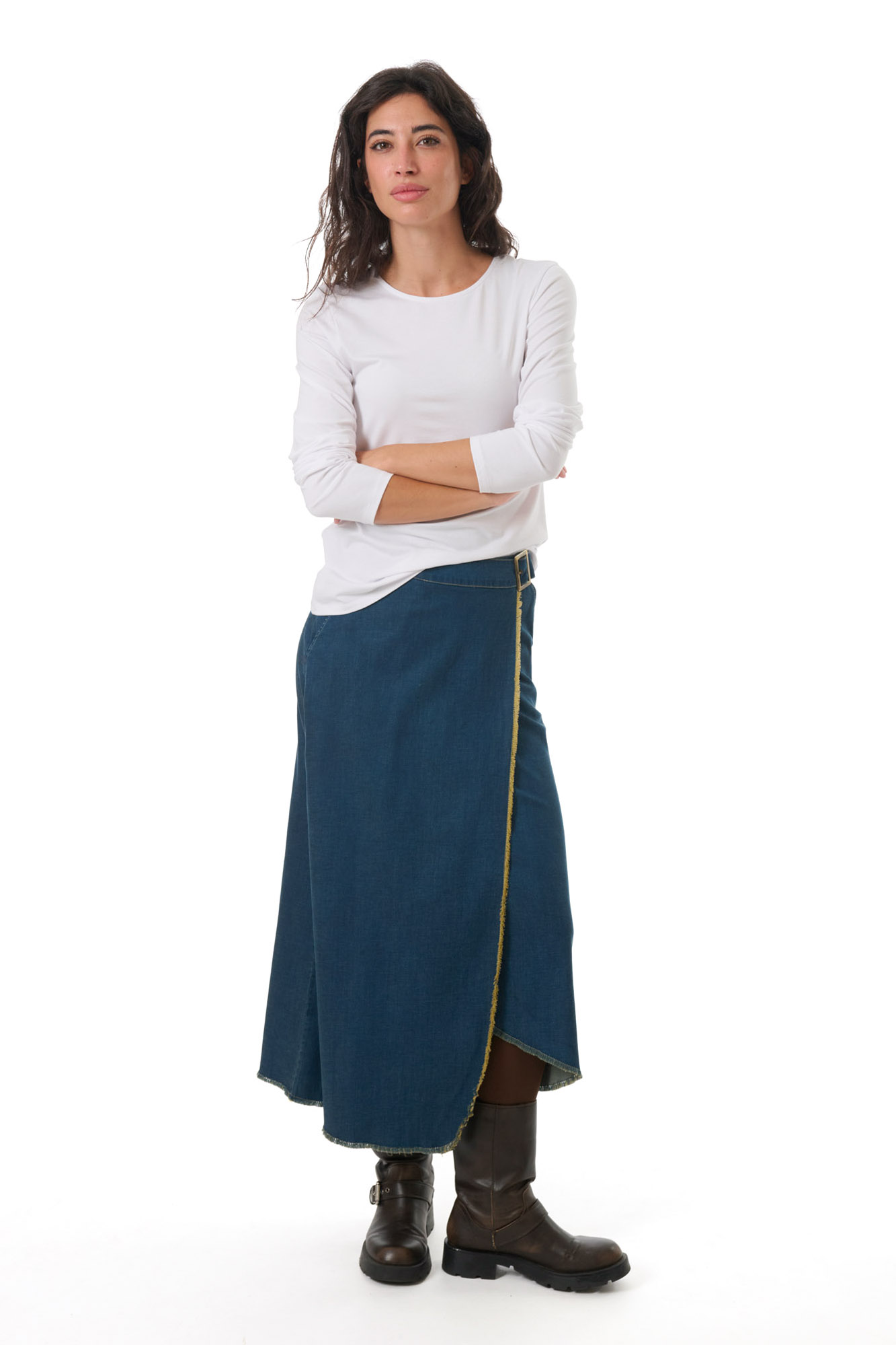 Jessamine kjol  lt. denim