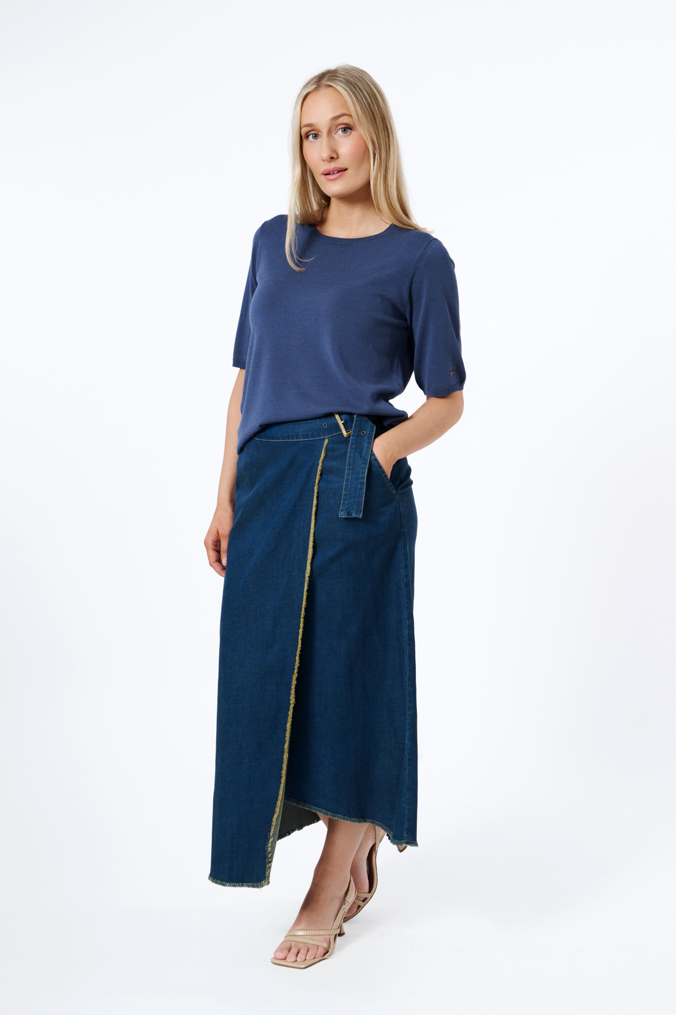 Jessamine skirt  lt. denim - 3