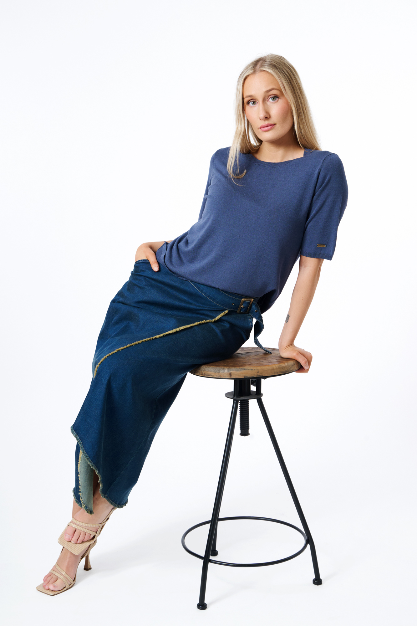 Jessamine skirt  lt. denim