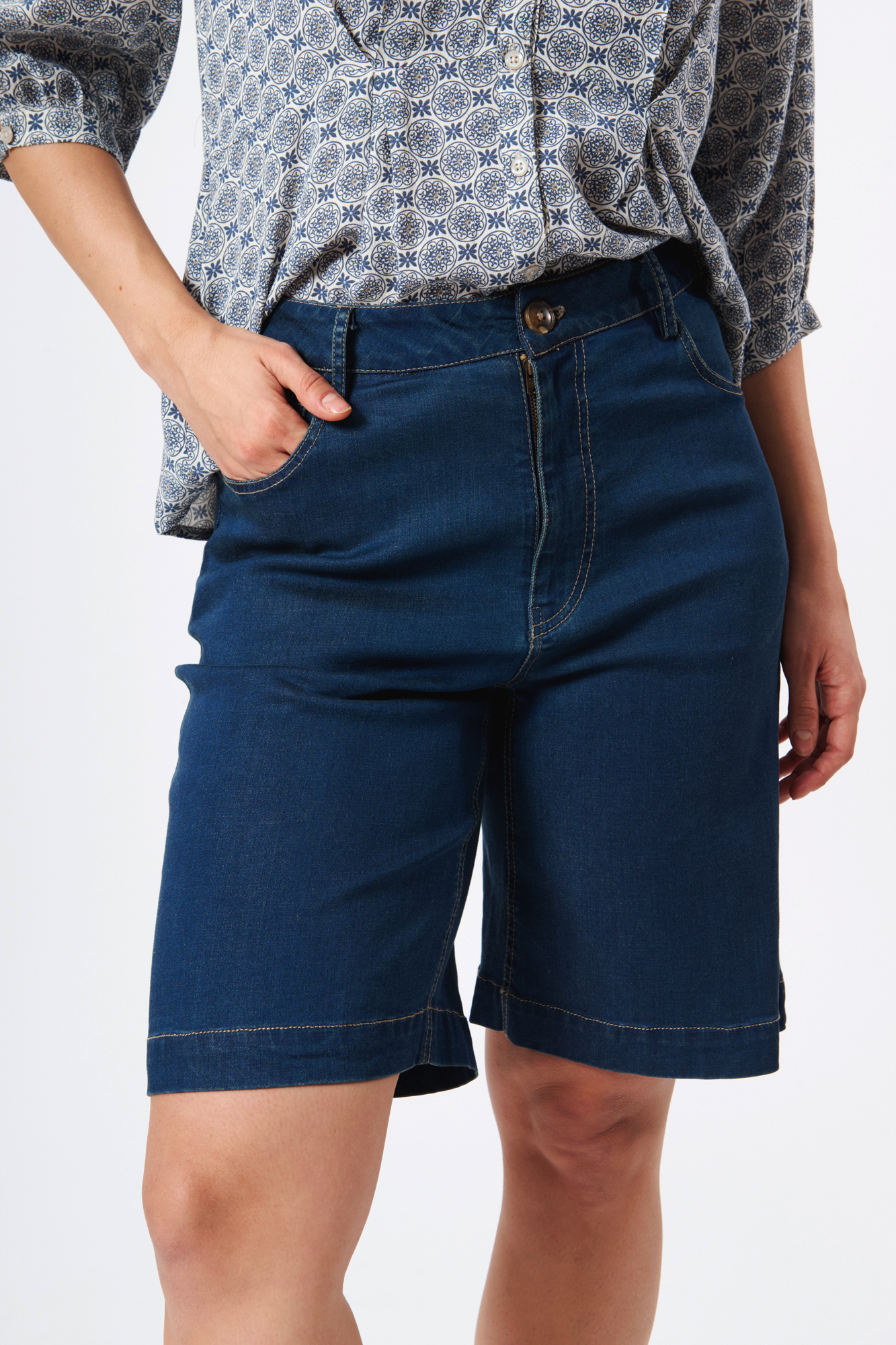 Janne shorts  lt. denim - 5