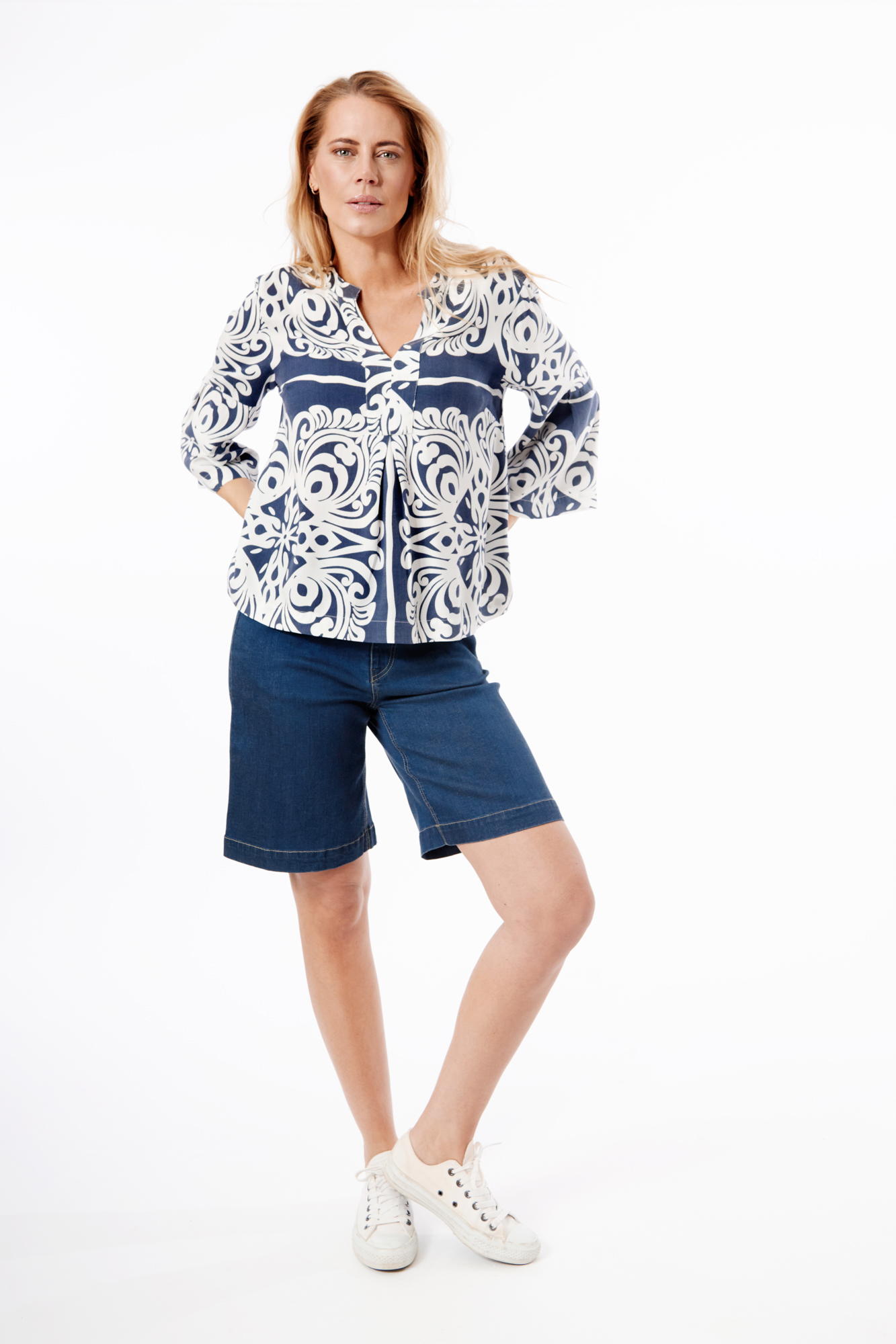 Janne shorts  lt. denim - 3