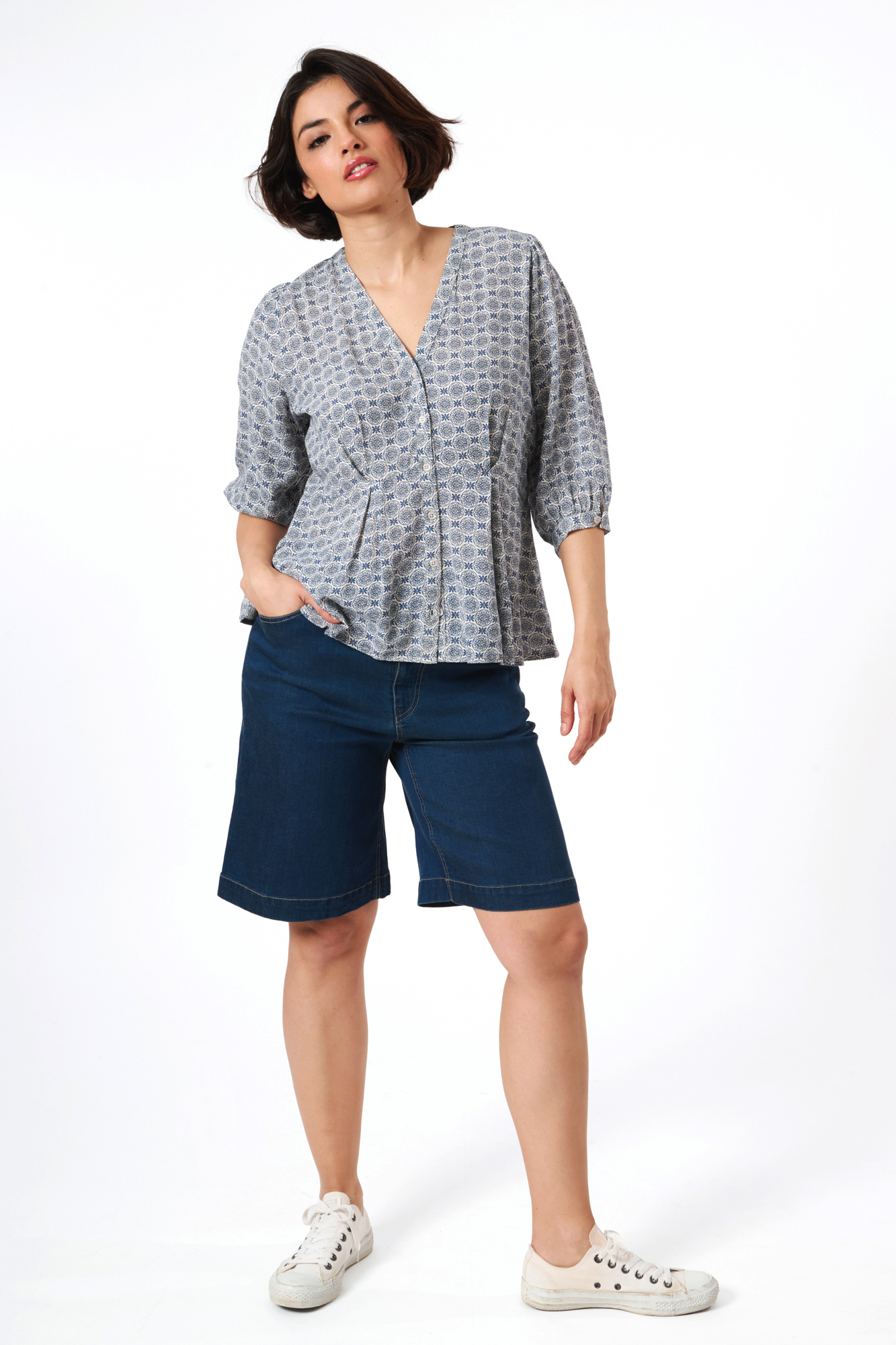 Janne shorts  lt. denim - 8