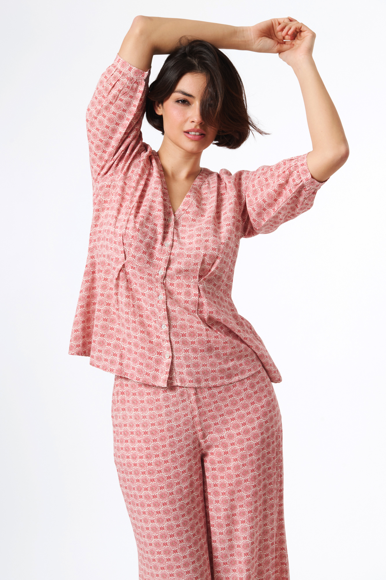 Jytte blus  cherry