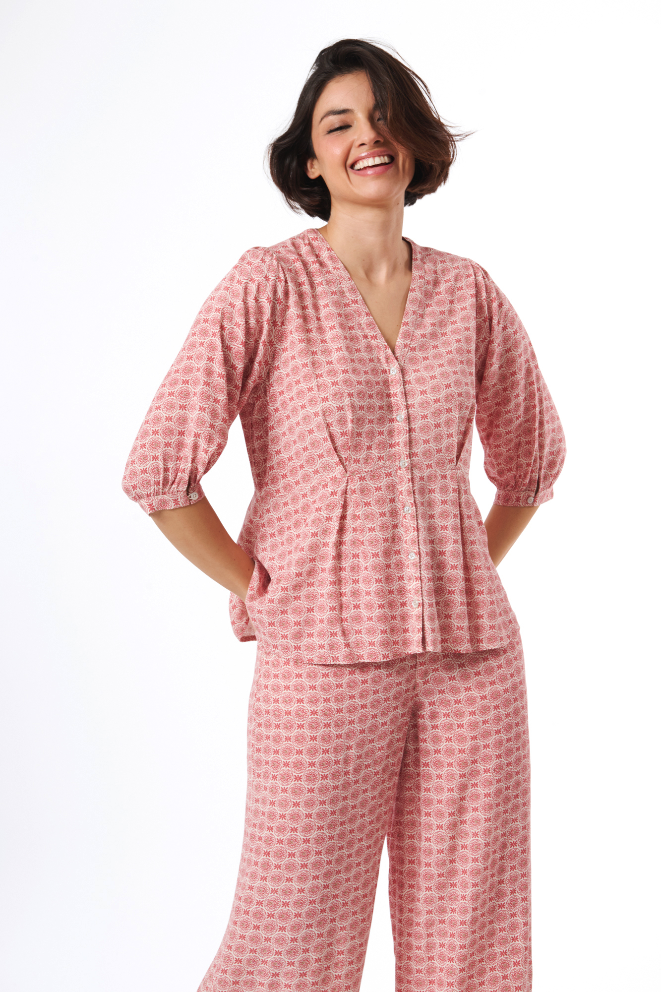 Jytte blus  cherry - 4