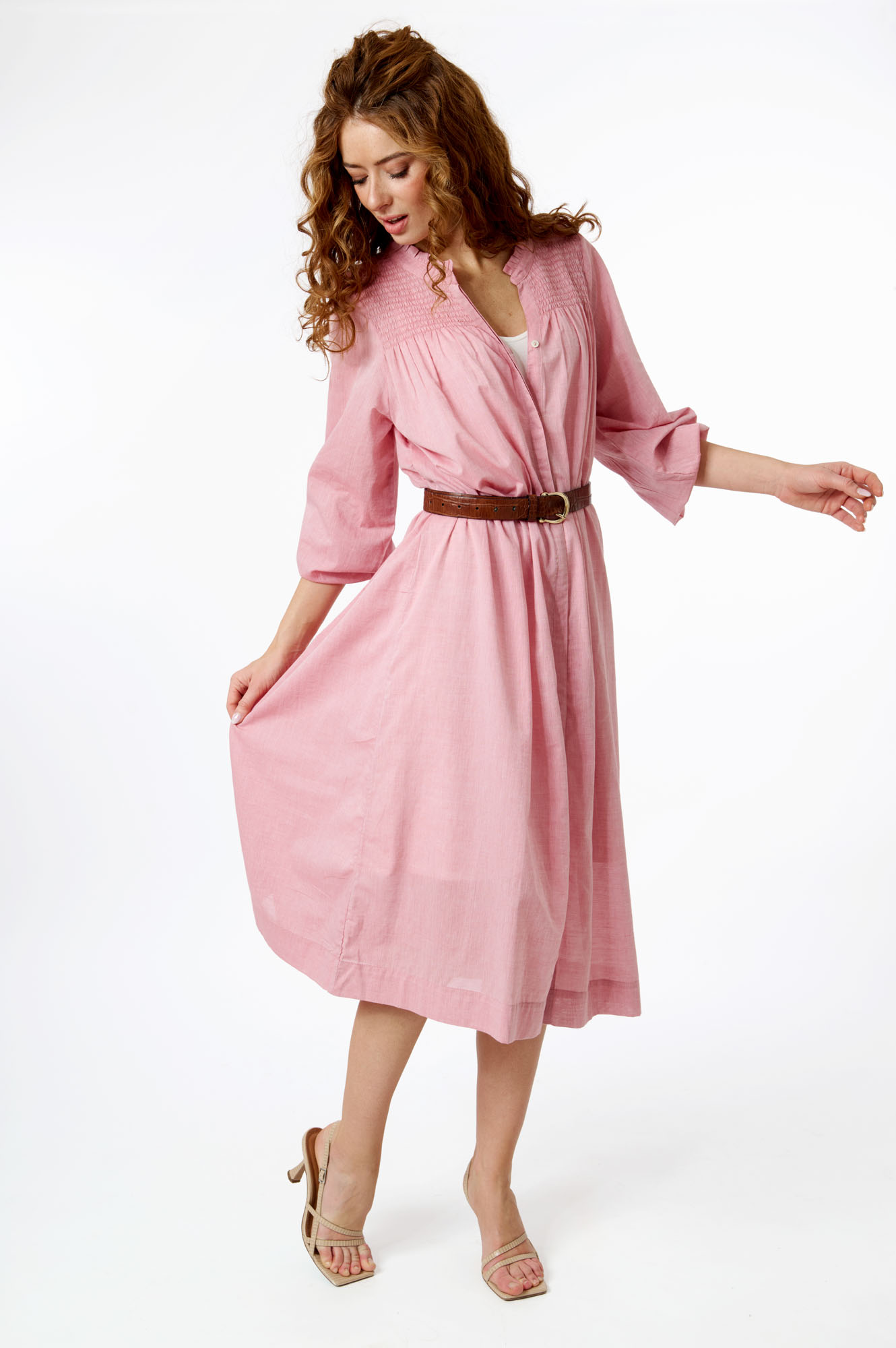 Jaqueline dress  peony