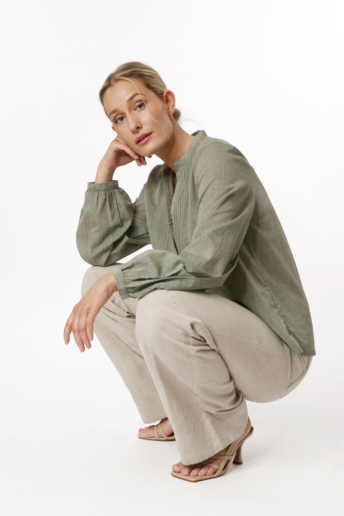 Junie blus  lemongrass - 4