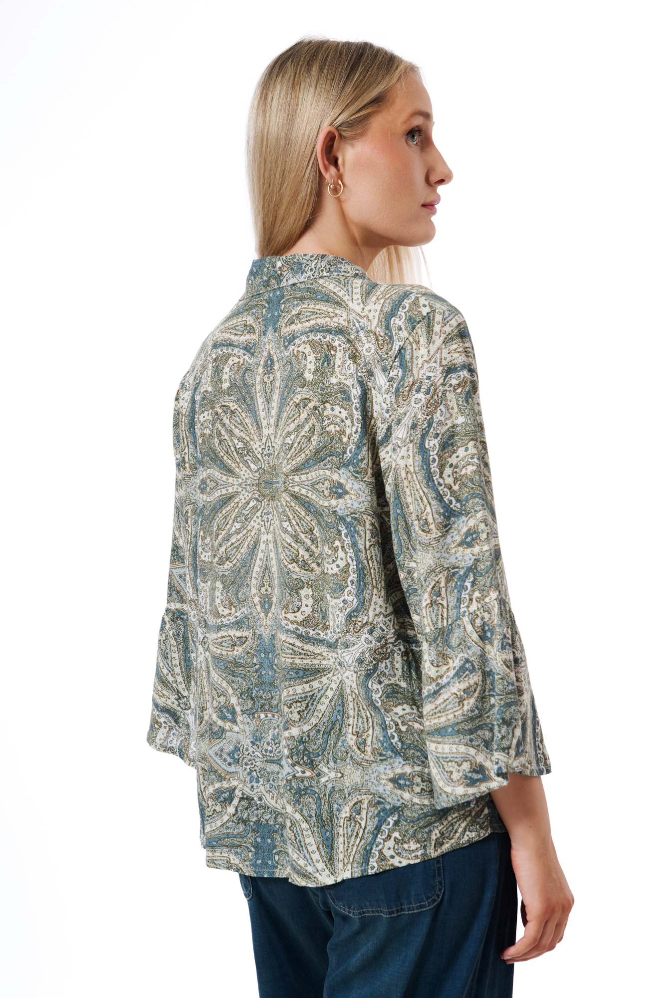 Jill blus  aqua - 5