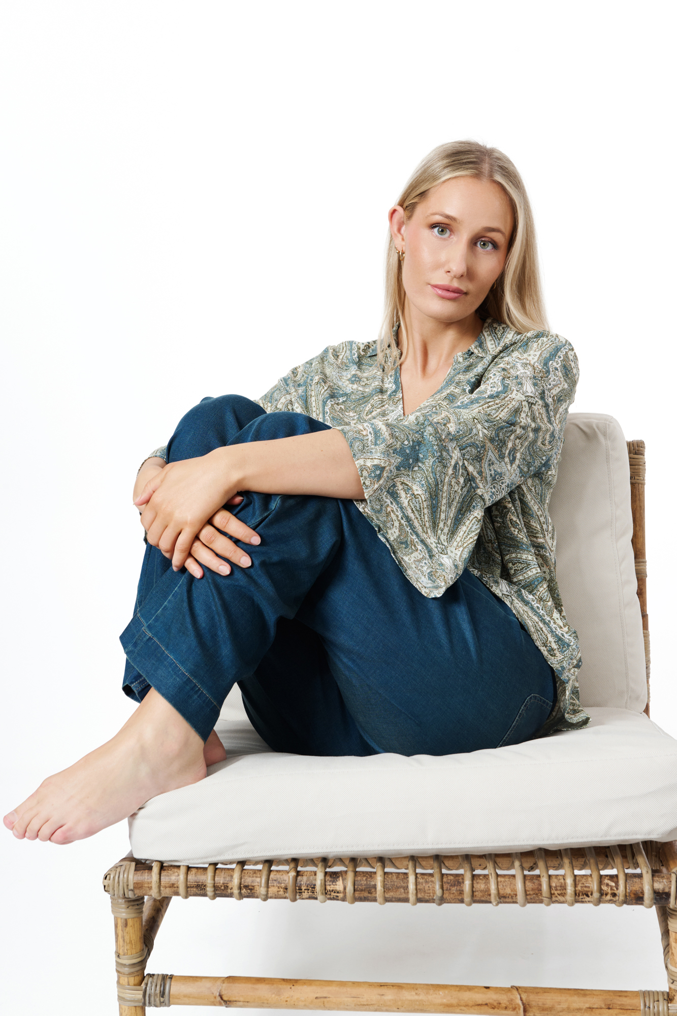 Jill blus  aqua - 4