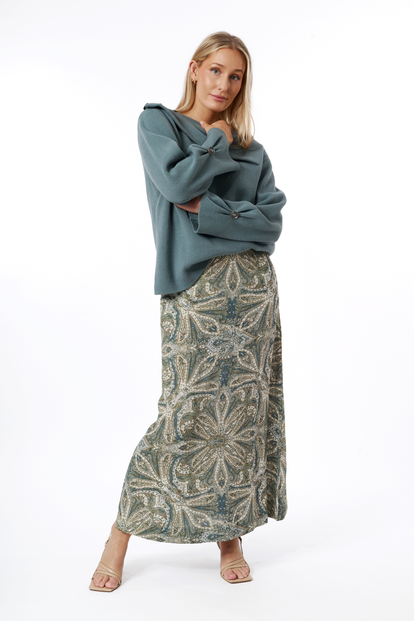 Joan skirt  aqua - 2