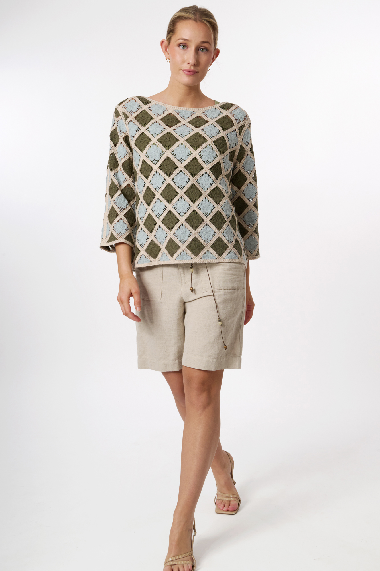 Justina shorts  linne - 25