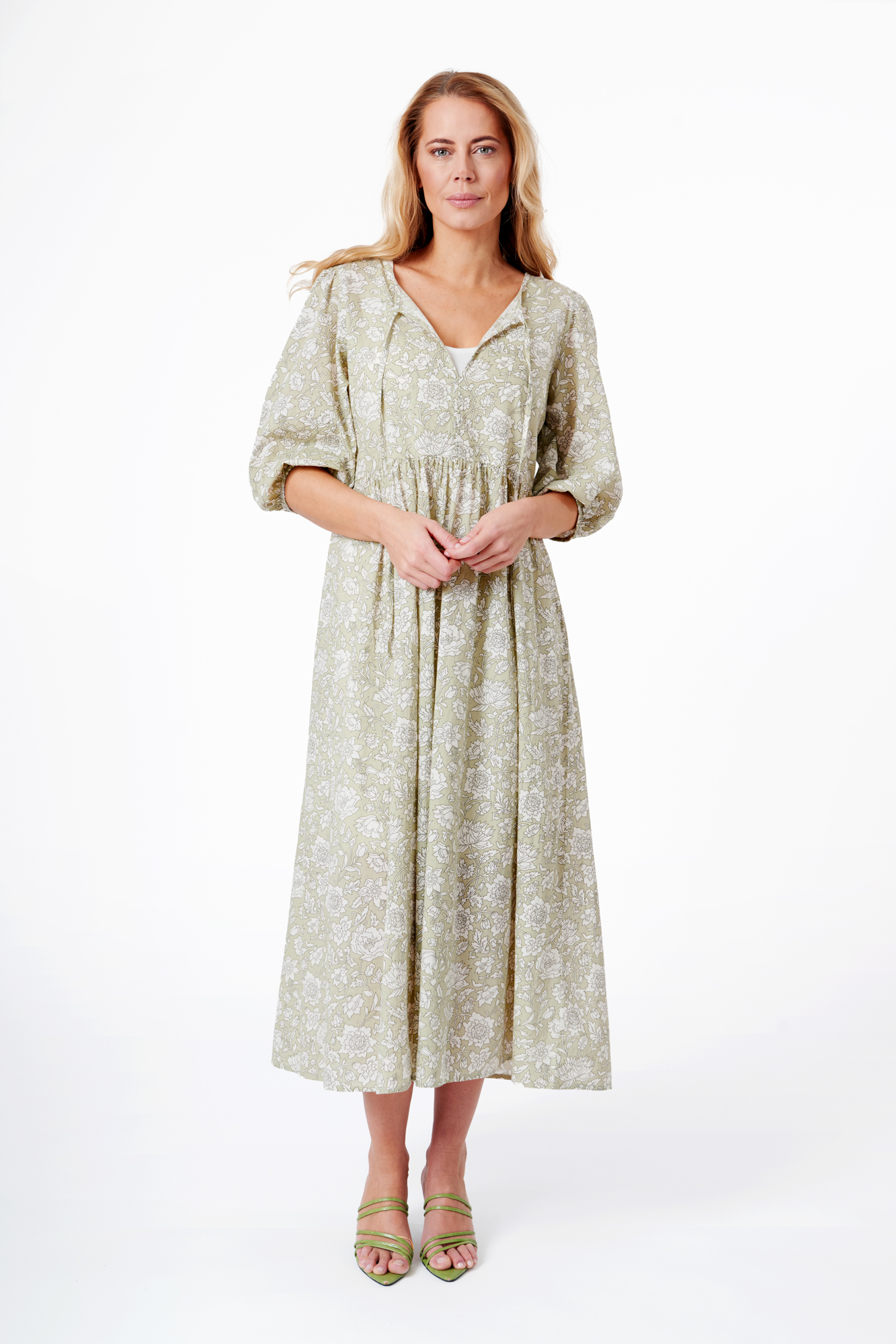 Juli dress  matcha - 2