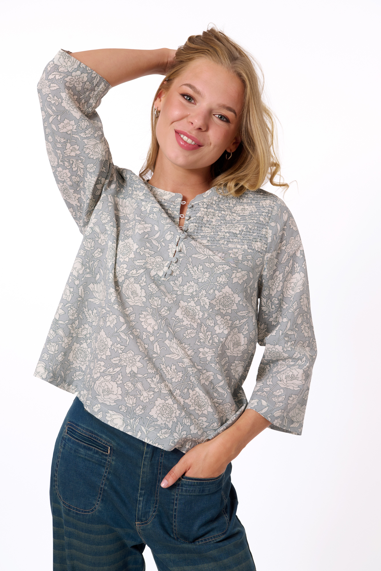 Jennifer blus  aqua - 4