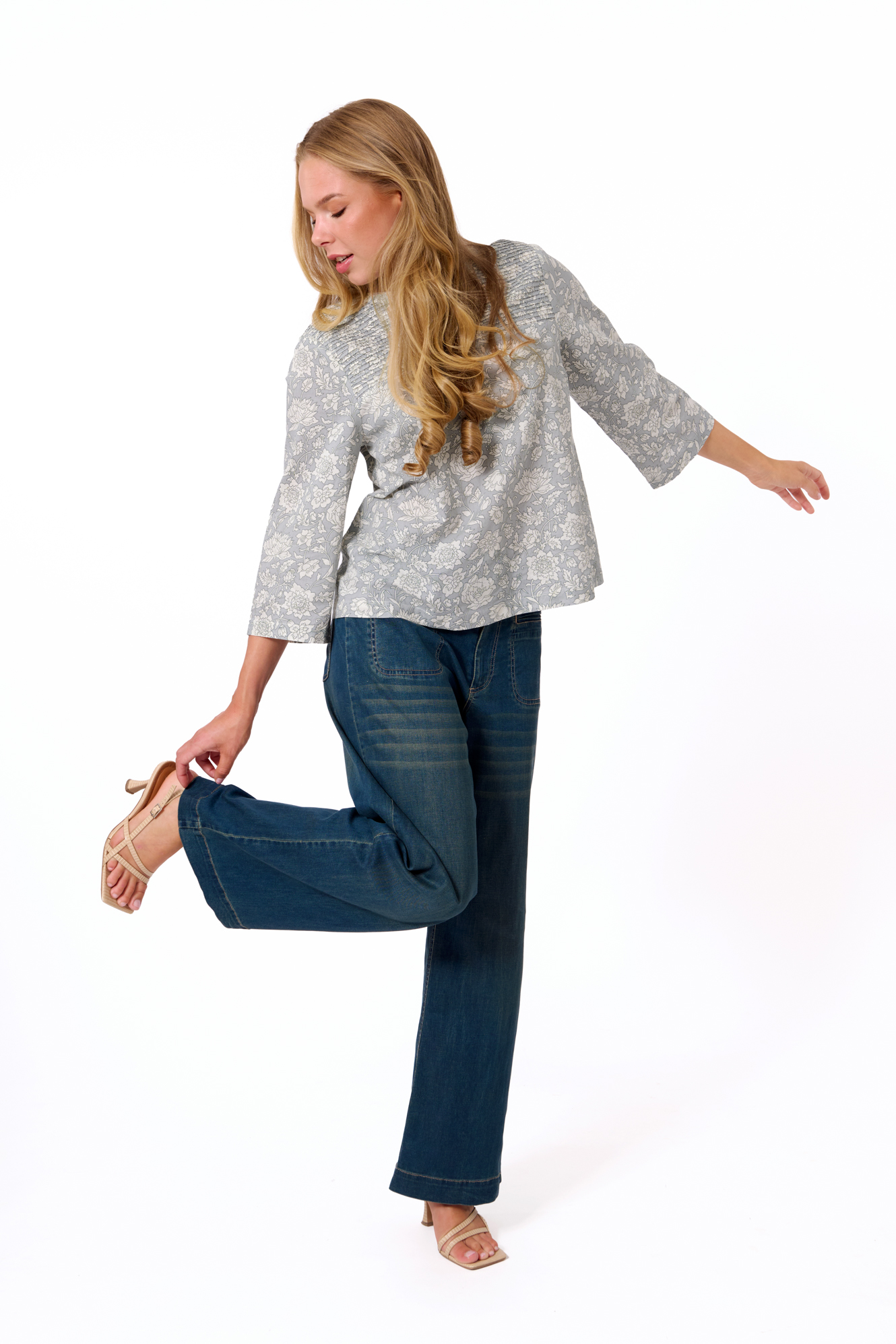 Jennifer blus  aqua - 3