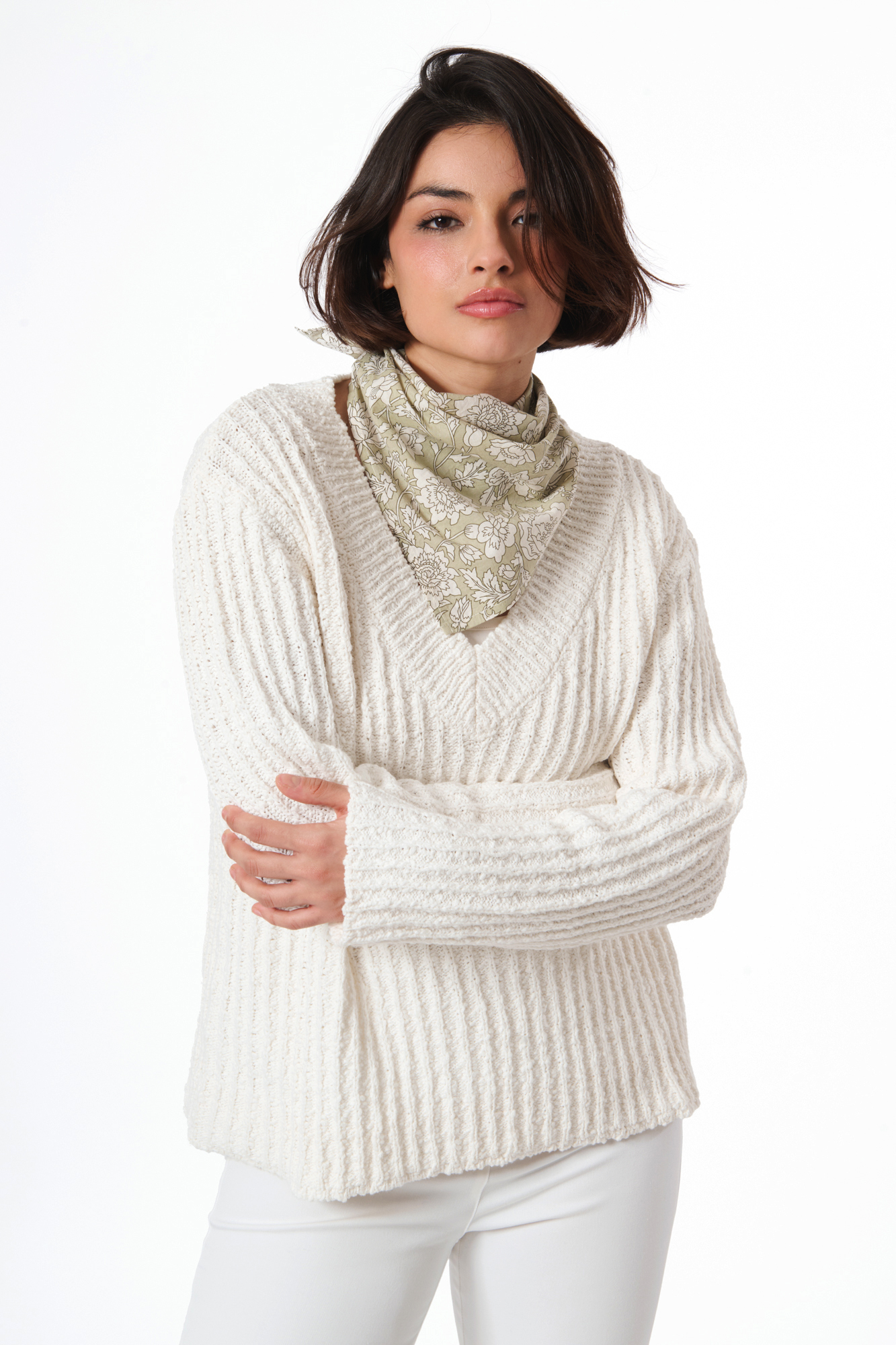 Joletta scarf  matcha - 2