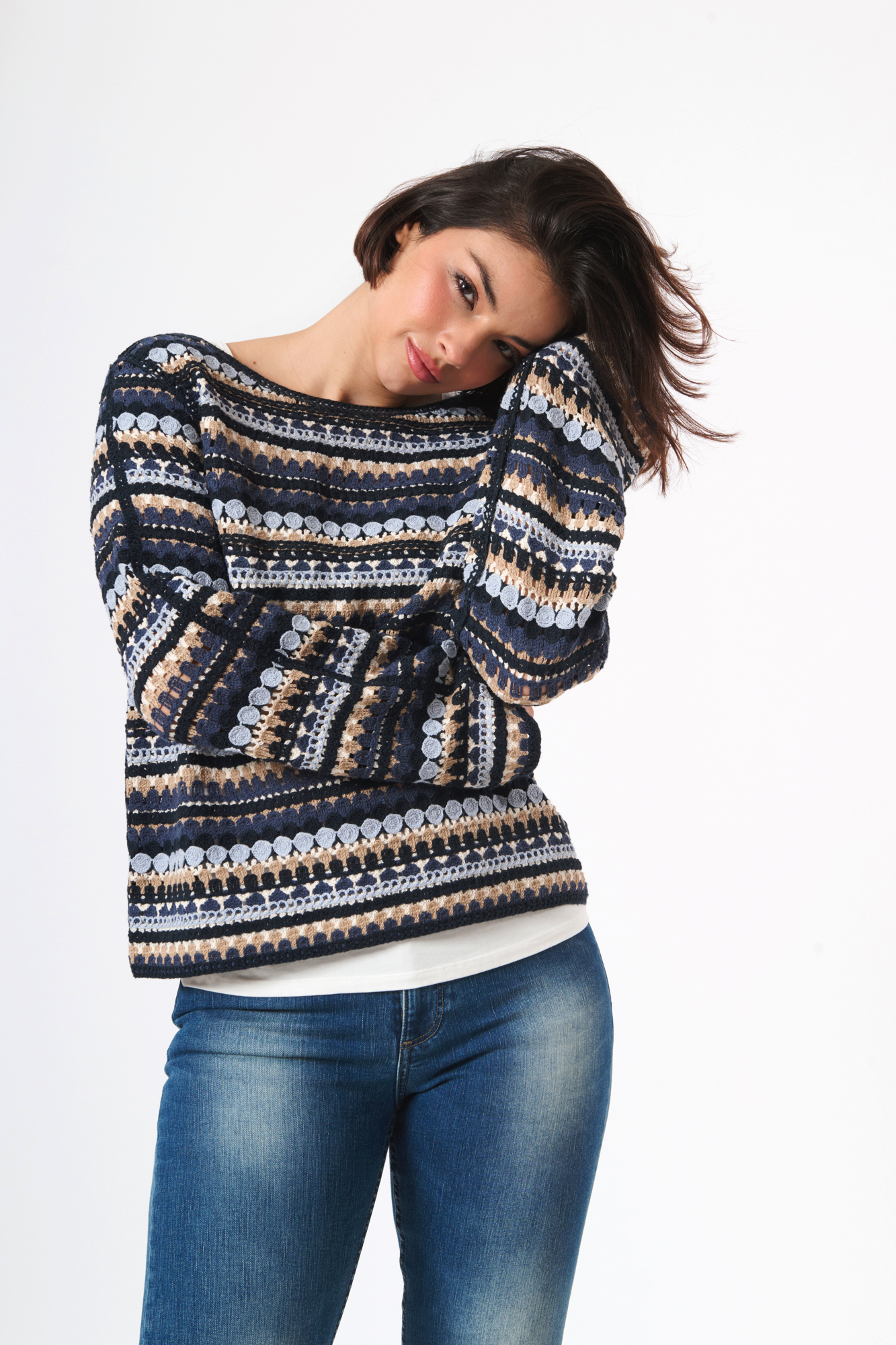 Kajsa jumper  iris - 5