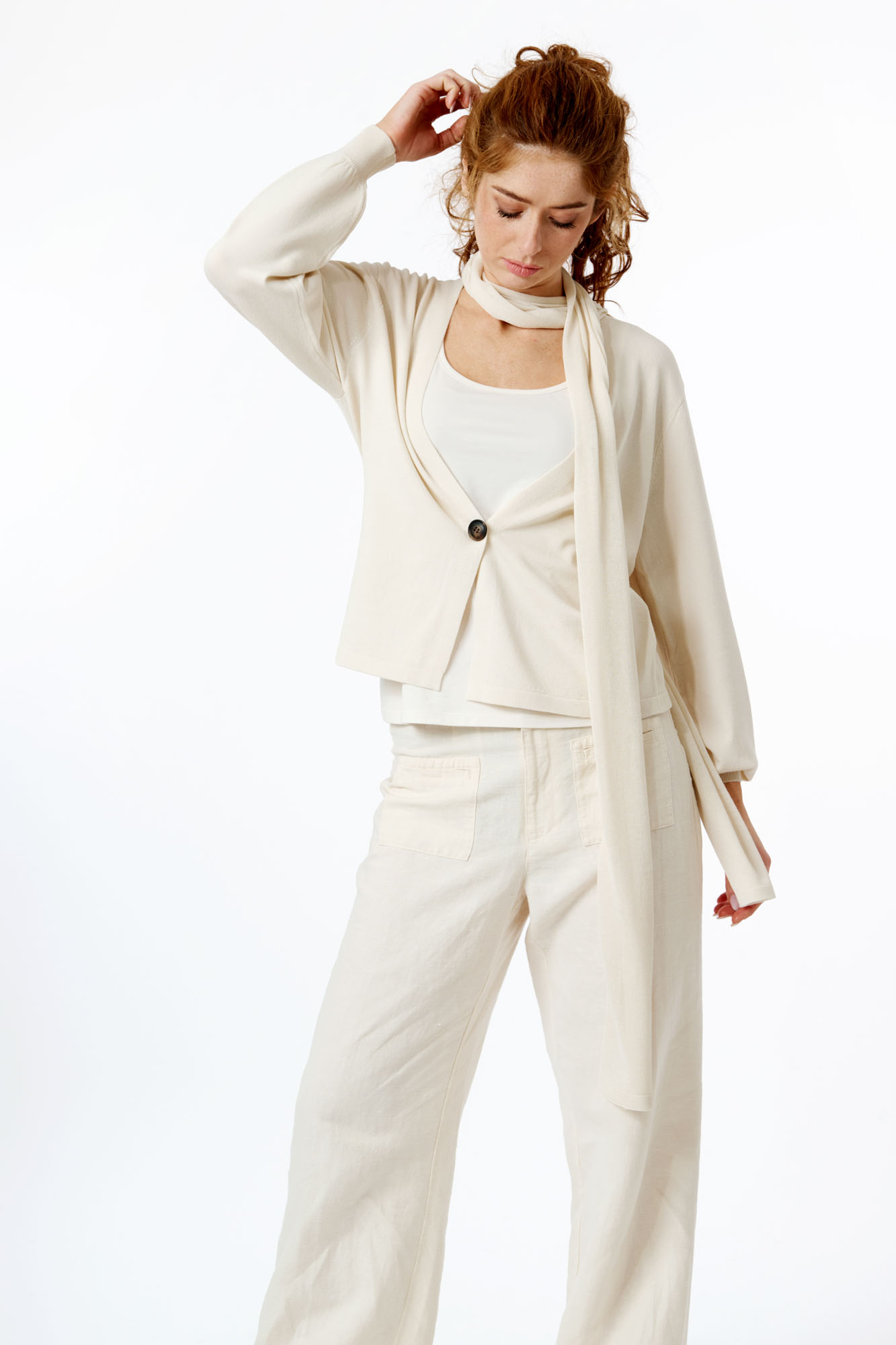 Karen cardigan with shawl  lily - 2