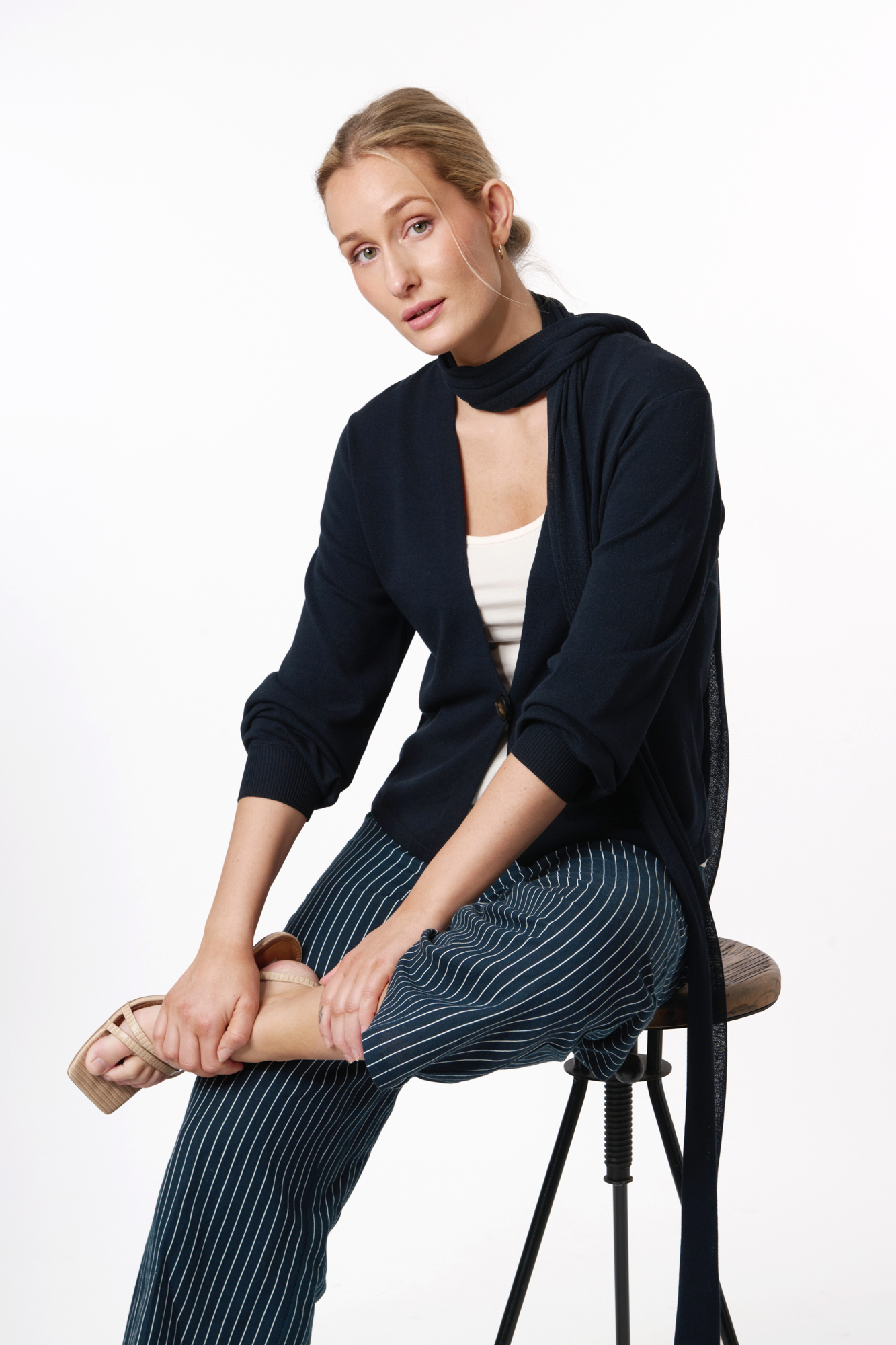 Karen cardigan with shawl  twilight - 2