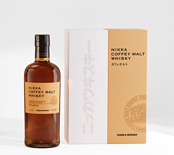 Nikka Coffey Malt  med 2 glas