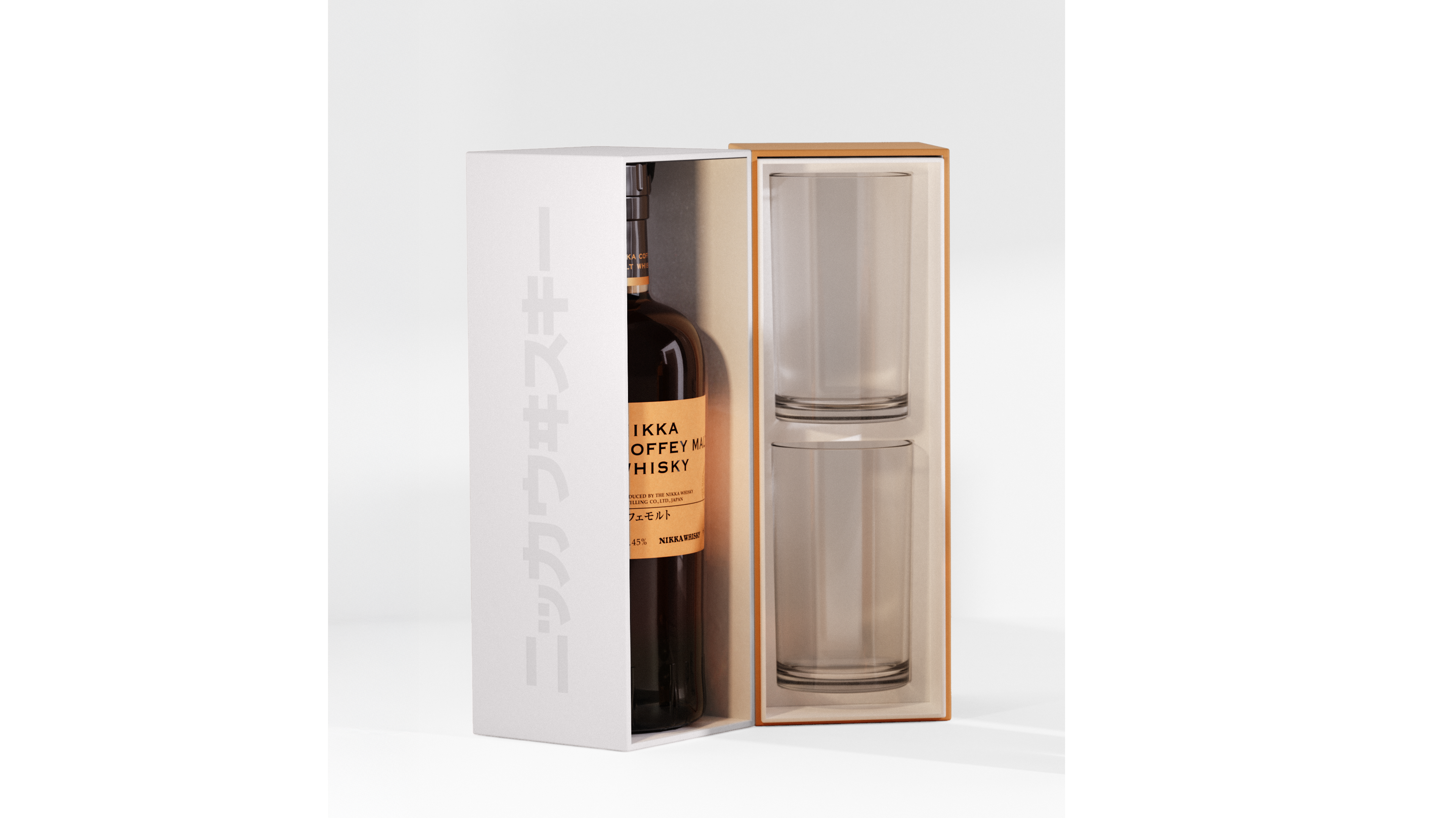 Nikka Coffey Malt  med 2 glas - 2
