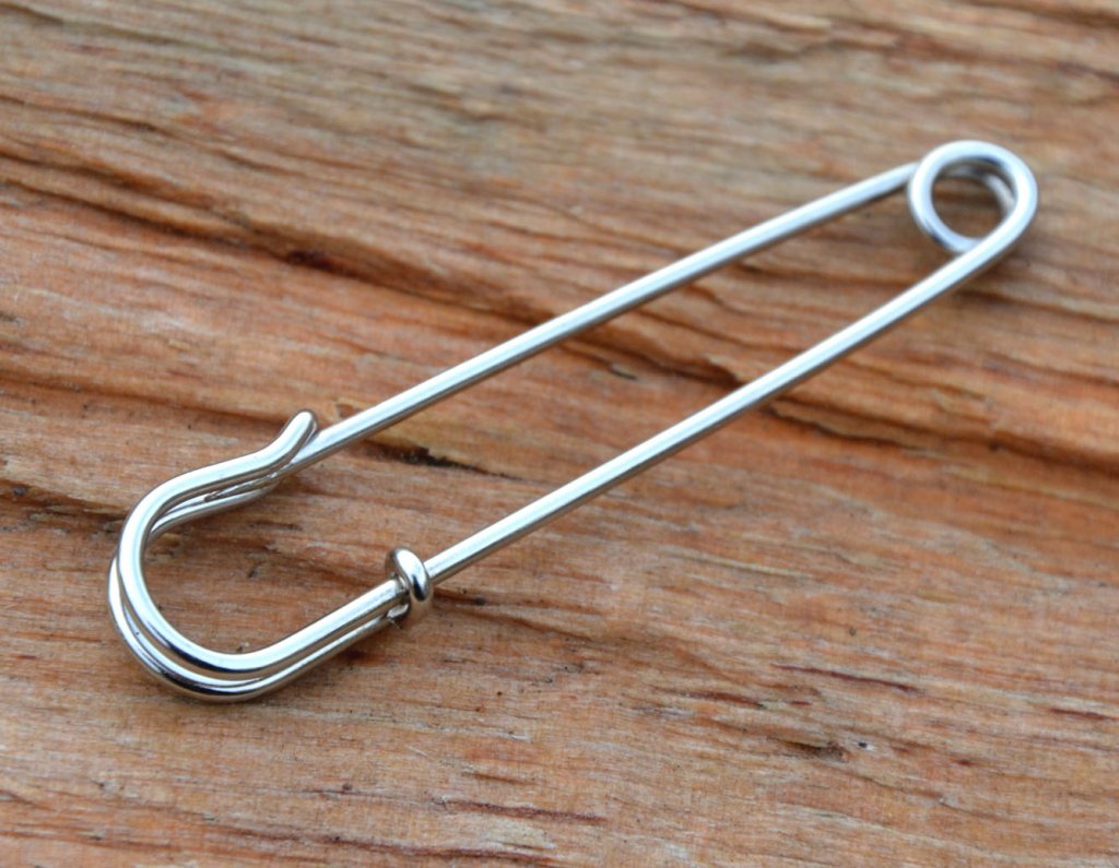 Sjalspänne  silver