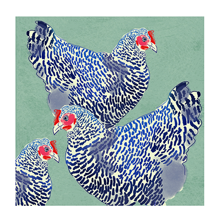 Bday Open / Three Lovely Ladies, Greeting Card