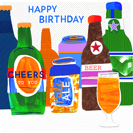 Bday Open / Campanula, Greeting Card